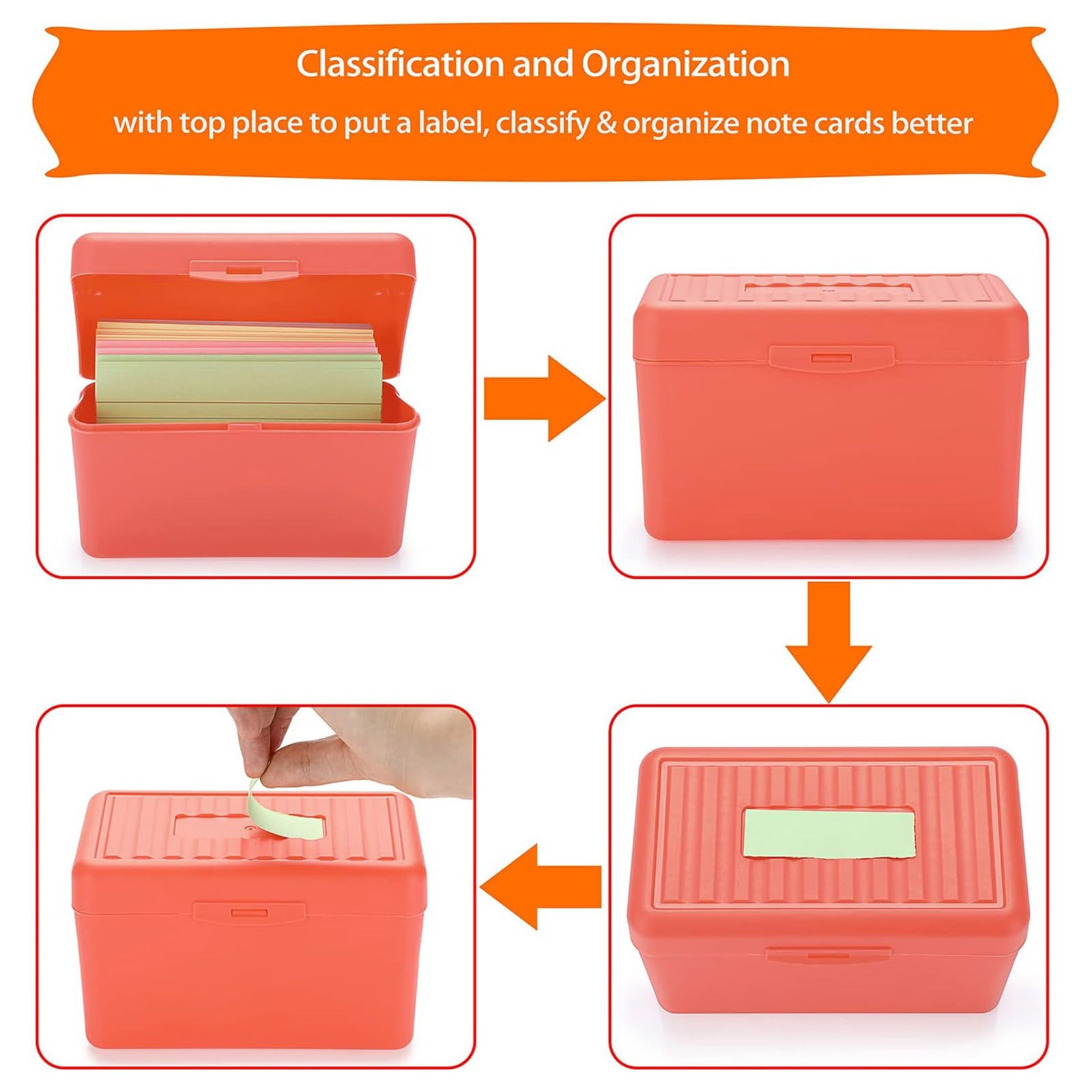 1Pc Index Card Holder