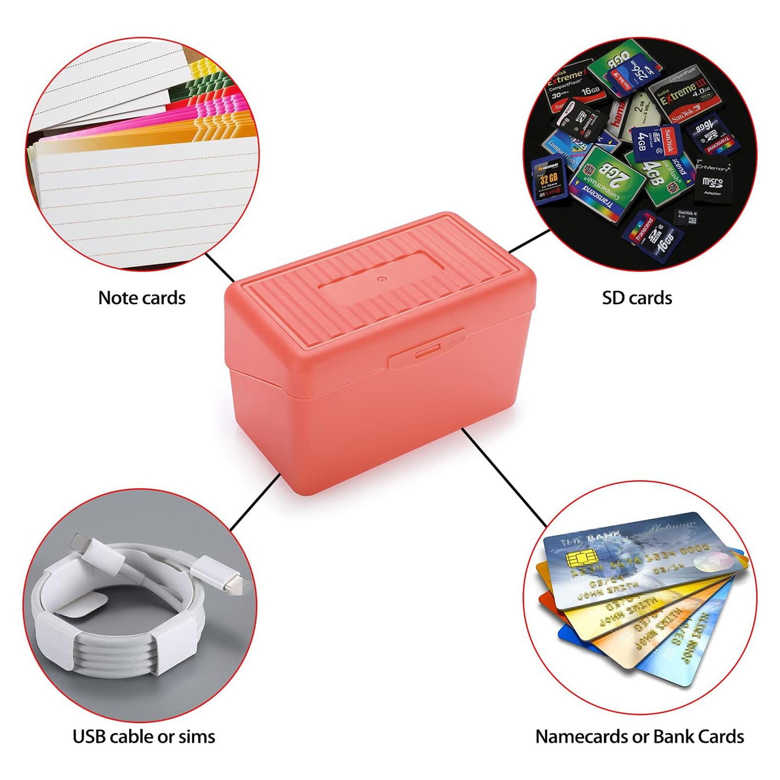 1Pc Index Card Holder