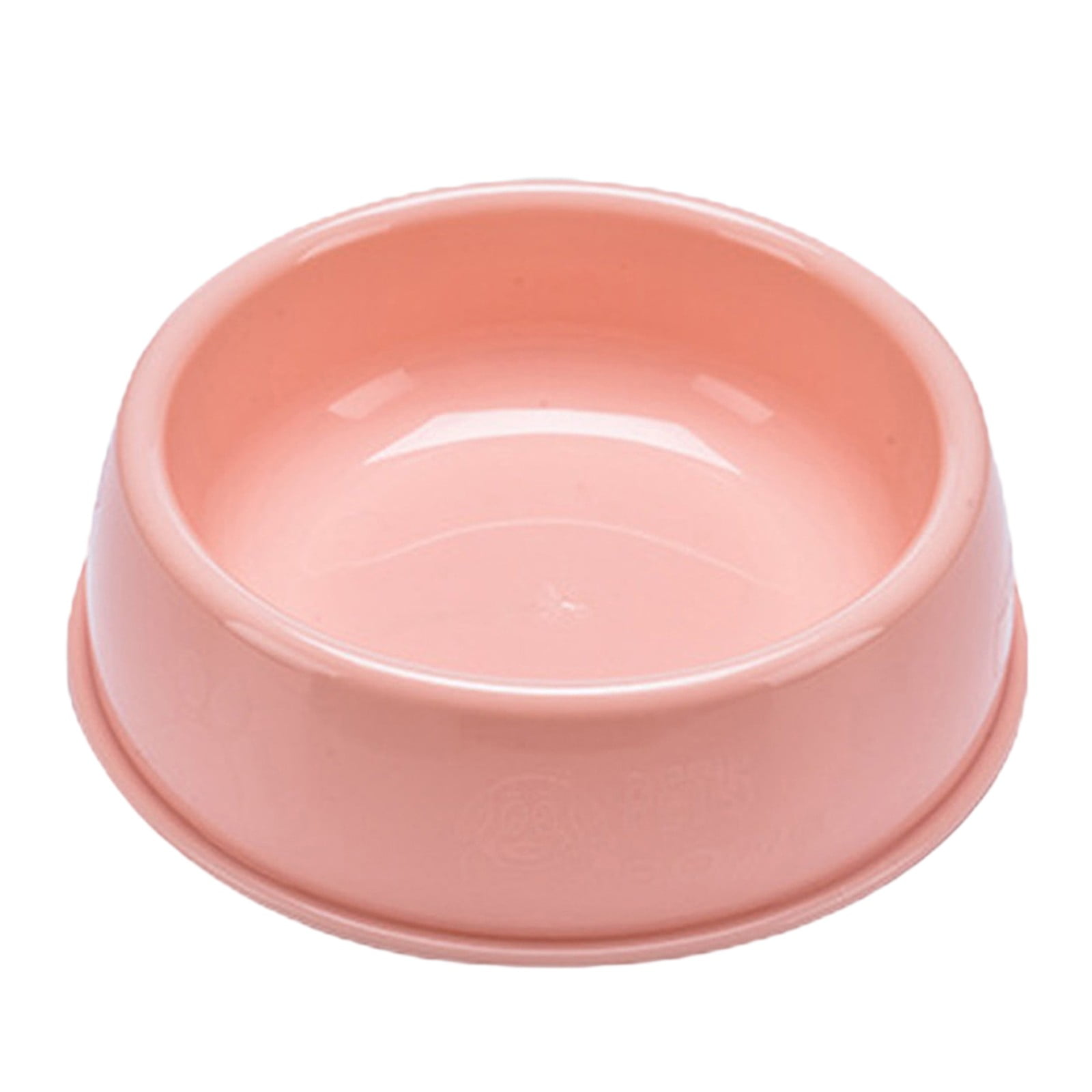 Plastic Dog Bowl,Non Slip Candy Color Plastic Pet Food Bowl,Shallow Cat Food Dish ,Reusable Pet Food And Water Bowl,Puppy Cat Animal Feeding Bowls ,Pet Food Container Storage Easy To Clean 8.27" x 2.28" x 7.09" Pink