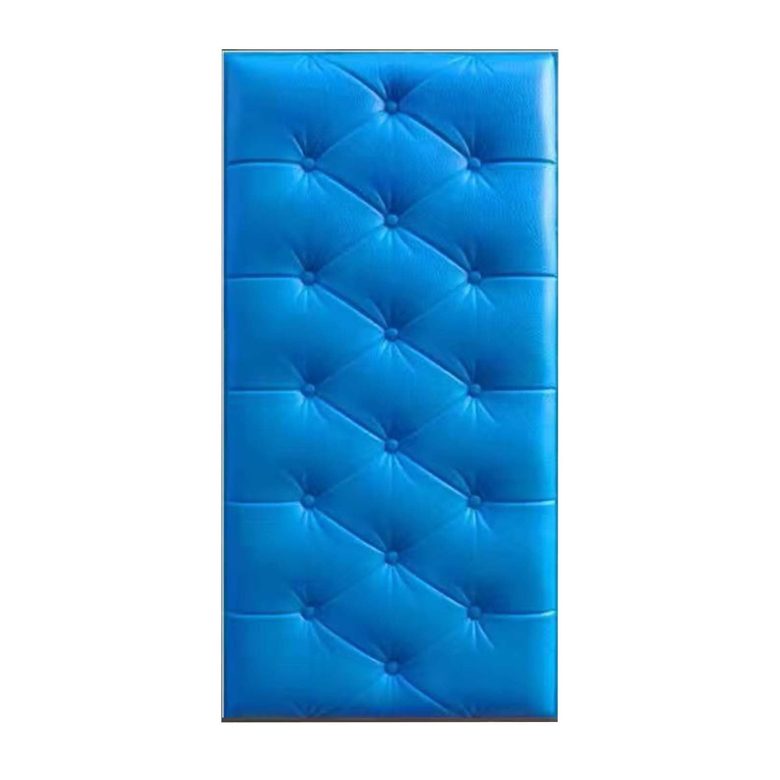 1Pcs 3D Anti Collision Wall Padding For Bedroom,Self Adhesive Peel And Stick Headboard Padded Wall Cushion Upholstered Self-Adhesive Wall Panels Playroom Decorative Protection Panel,A D