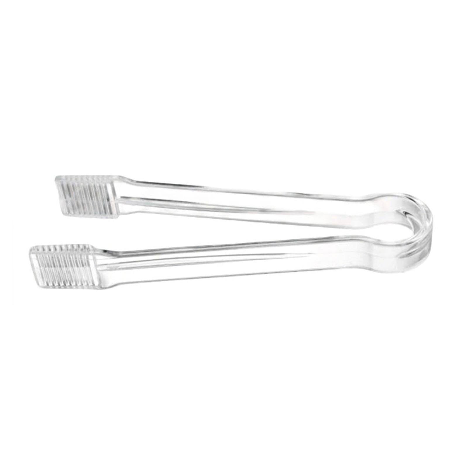 1Pcs Plastic Serving Tongs, 6.3 Inches Disposable Clear Plastic Tongs, Small Serving Tongs,Kitchen Mini Tongs,Small Serving Utensil Tongs For Party Food Buffet Appetizer Salad Catering Ice,(1PCS) 4PCS