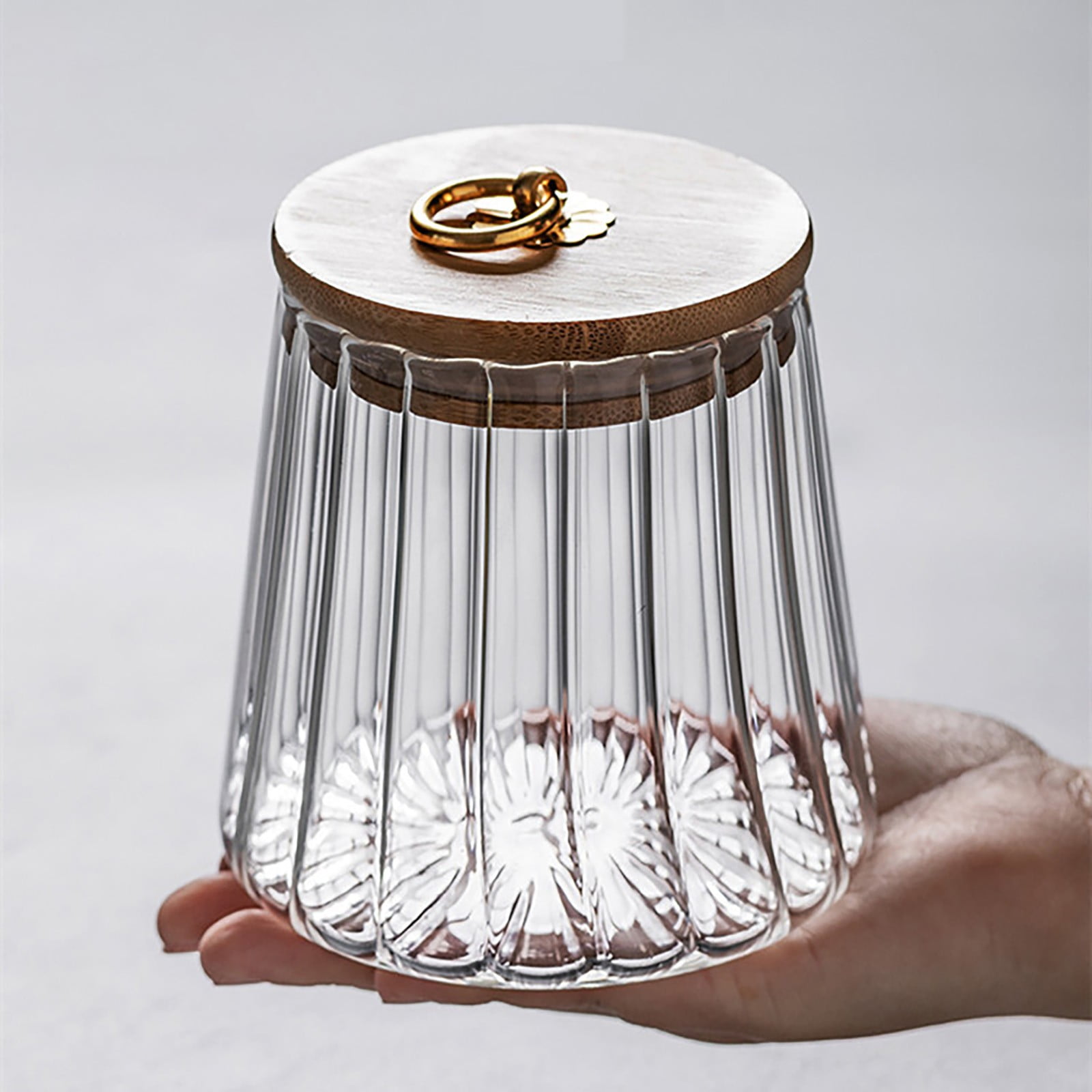 Sugar Containers With Bamboo Lids