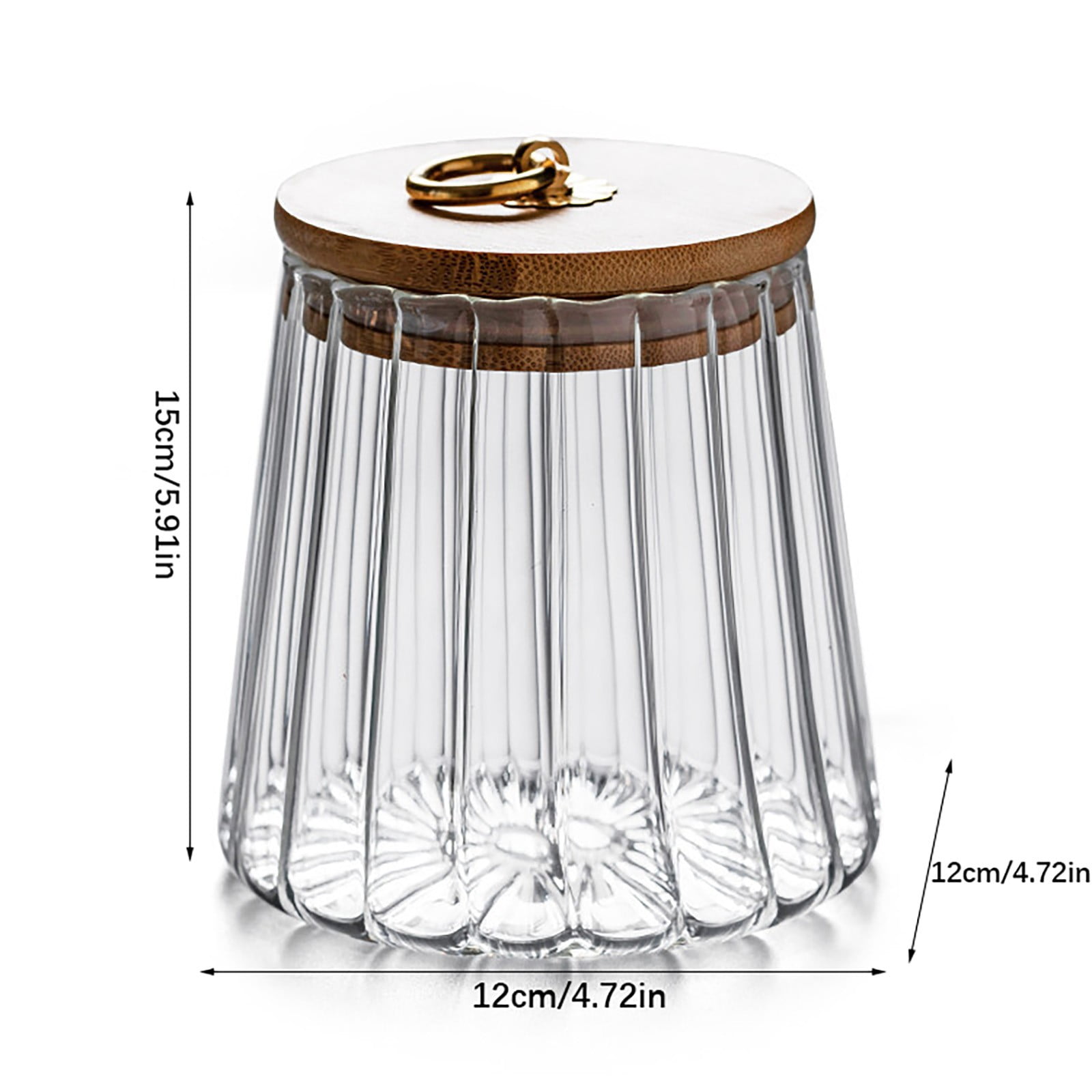 Sugar Containers With Bamboo Lids