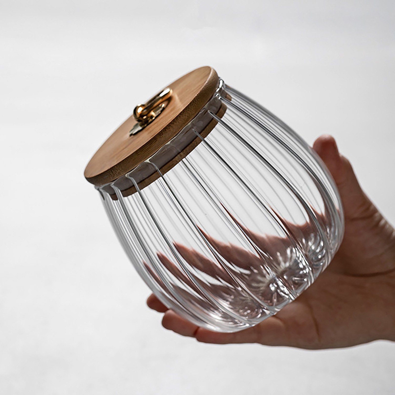 Sugar Containers With Bamboo Lids