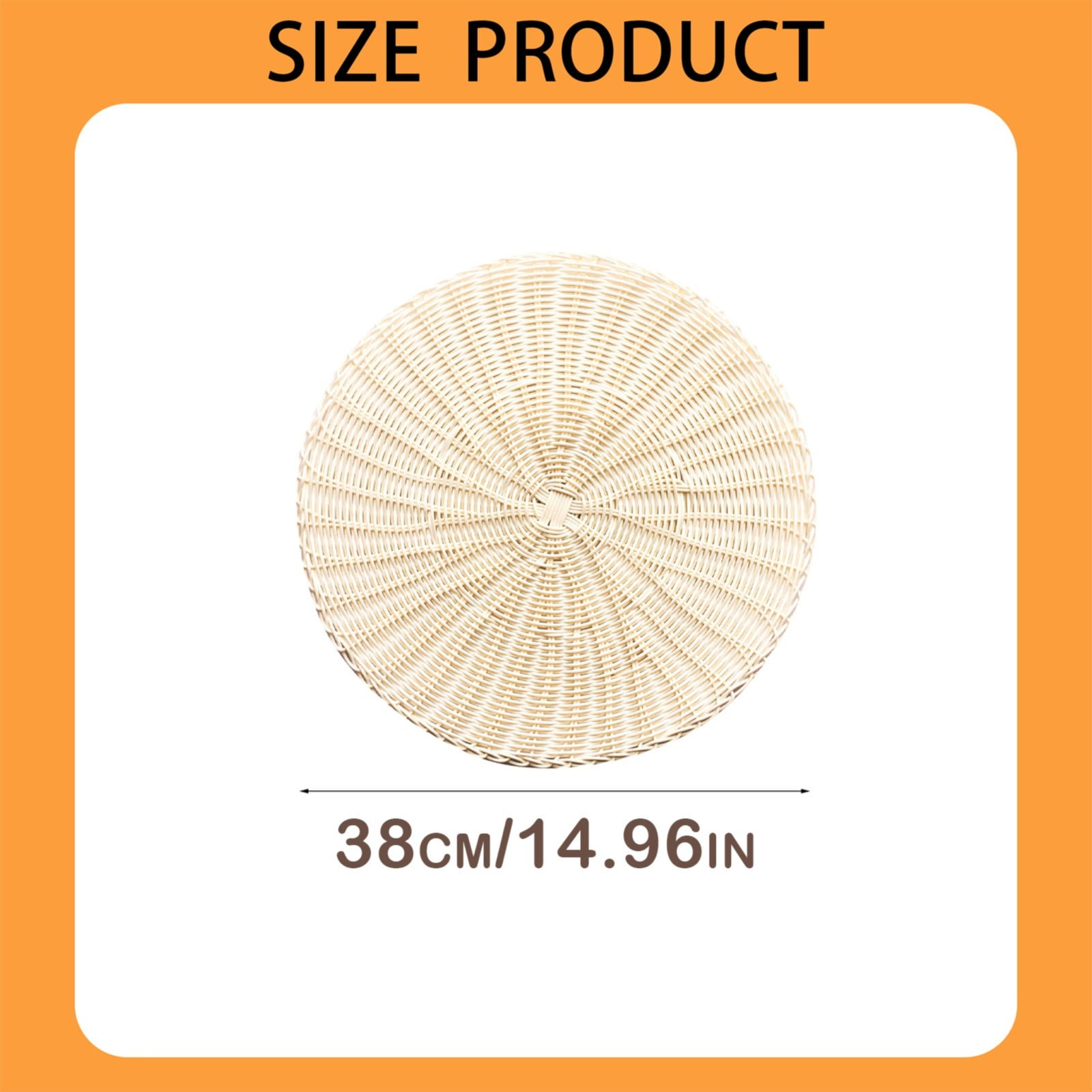 14 Inch Round Woven Placemats