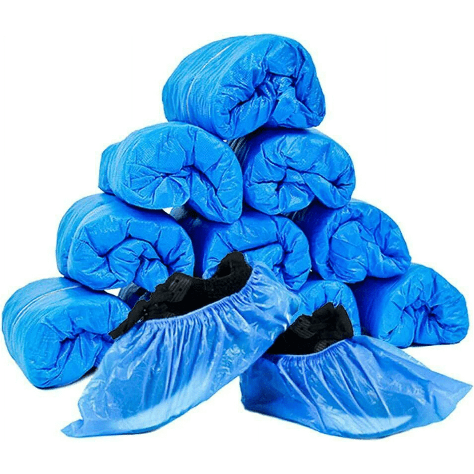 Shoe Covers Disposable Non-Slip For Indoors,100 Pieces (50 Pairs) Waterproof Shoe Booties Covers For Indoors,Waterproof Shoe Covers,Disposable Shoe Covers For Carpet Floor Protection,100PCS 600PCS