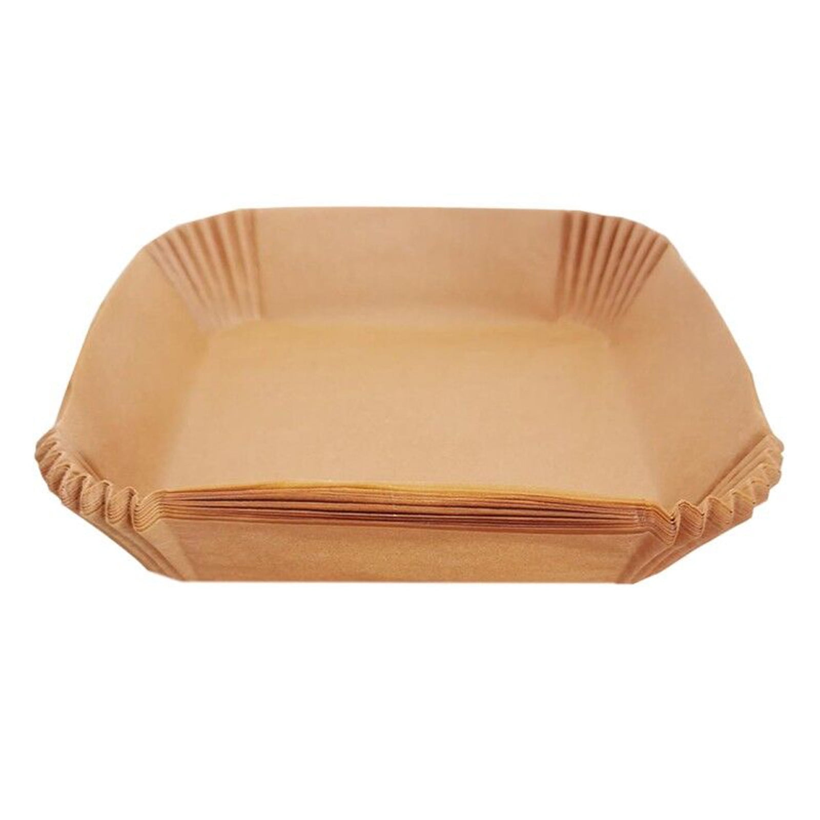 10/30/50/100 Pcs Air Fryer Disposable Paper Liners,8In Unbleached Square Parchment Paper Non-Stick Airfryer Basket Liners For Steamer Microwave Oven, Deep Fryer Parts & Accessories,(A,10PCS) 10PCS A