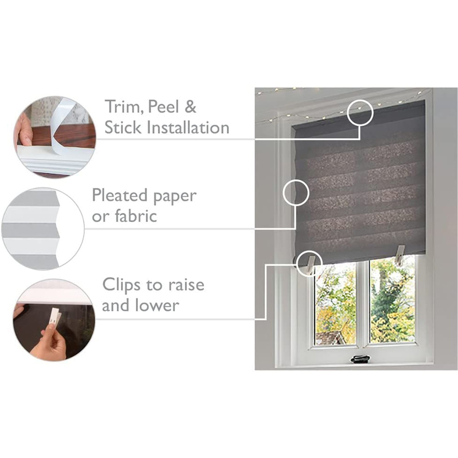 Window Blinds Cordless Blackout