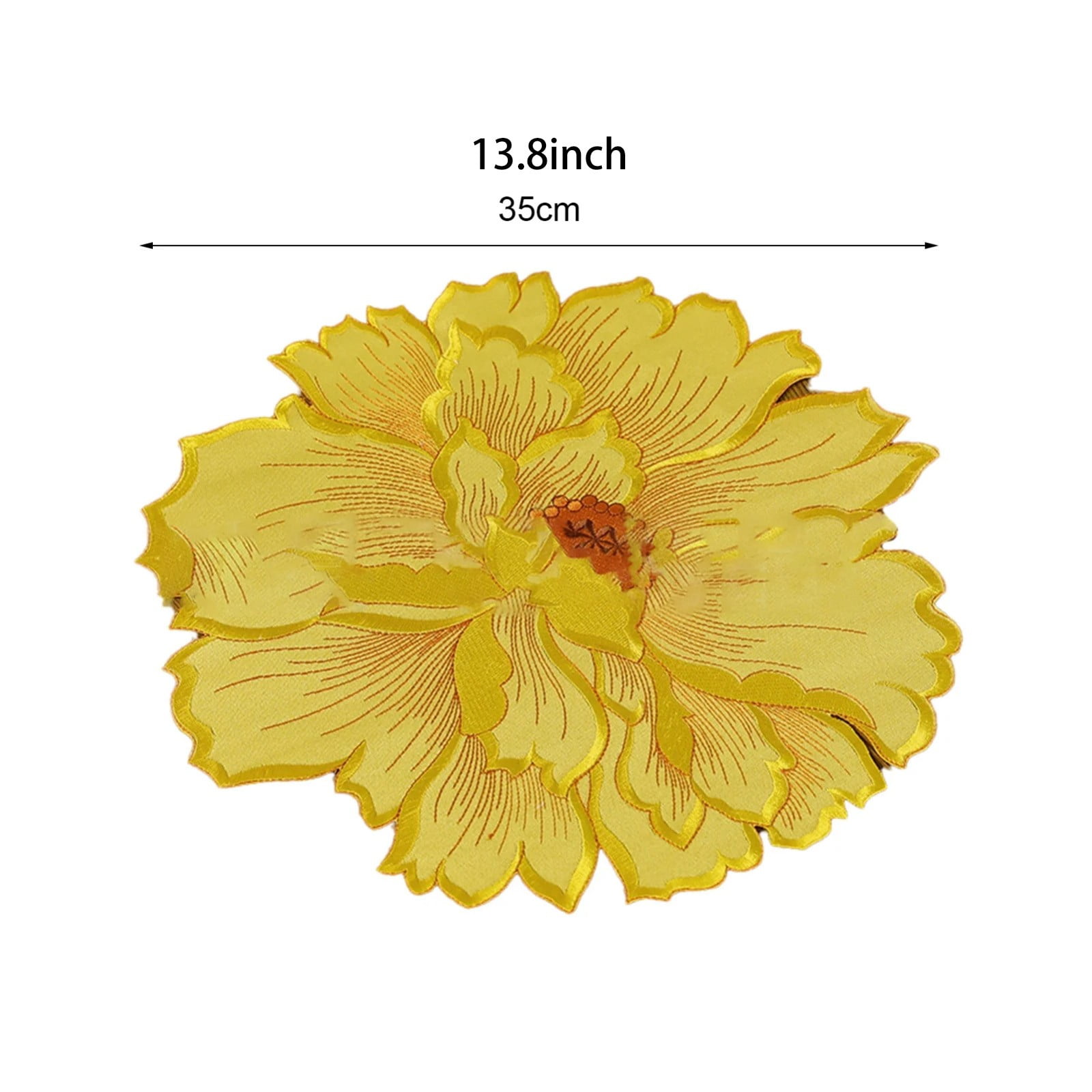 4 Pcs Flower Placemat