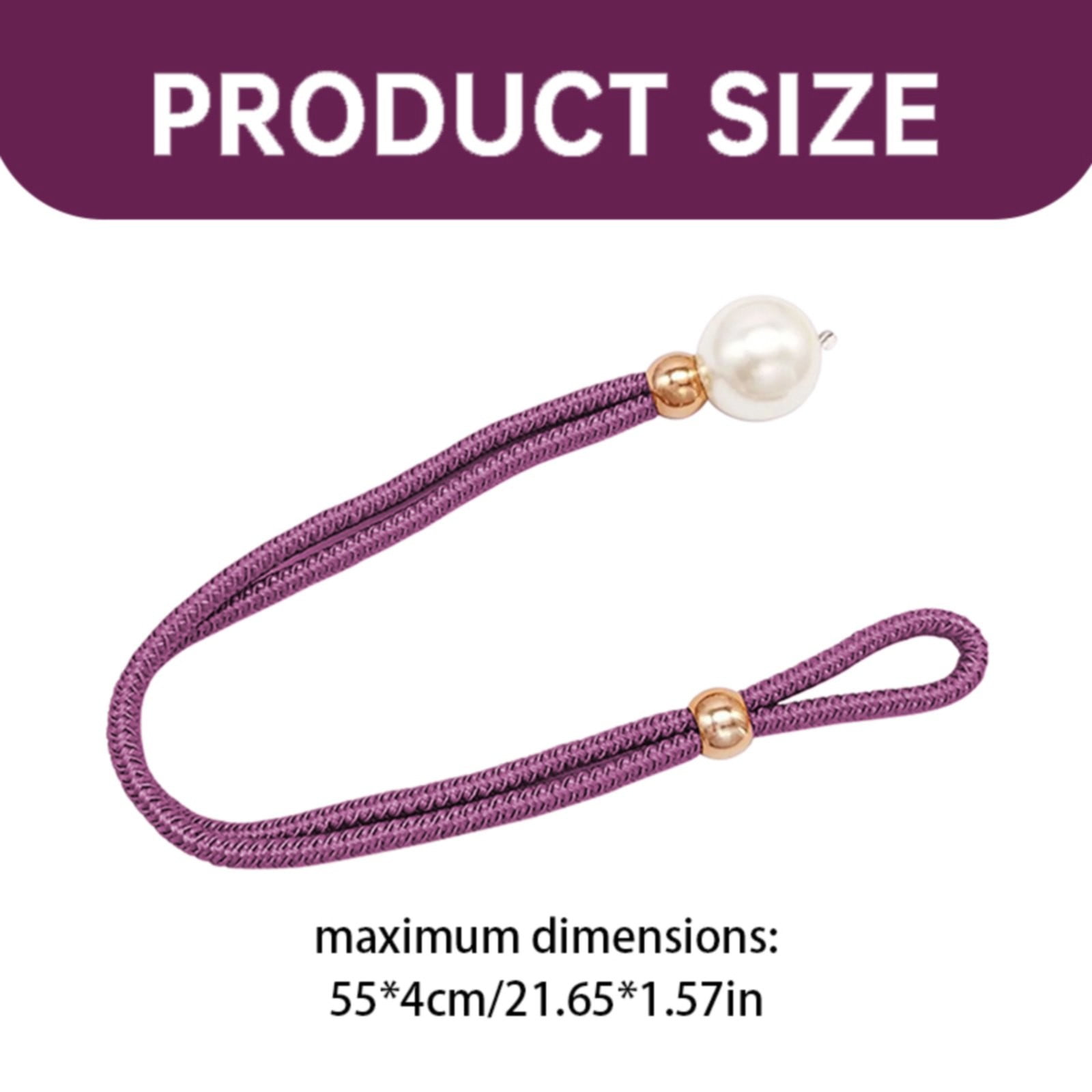 Adjustable Big Pearl Curtain Tiebacks