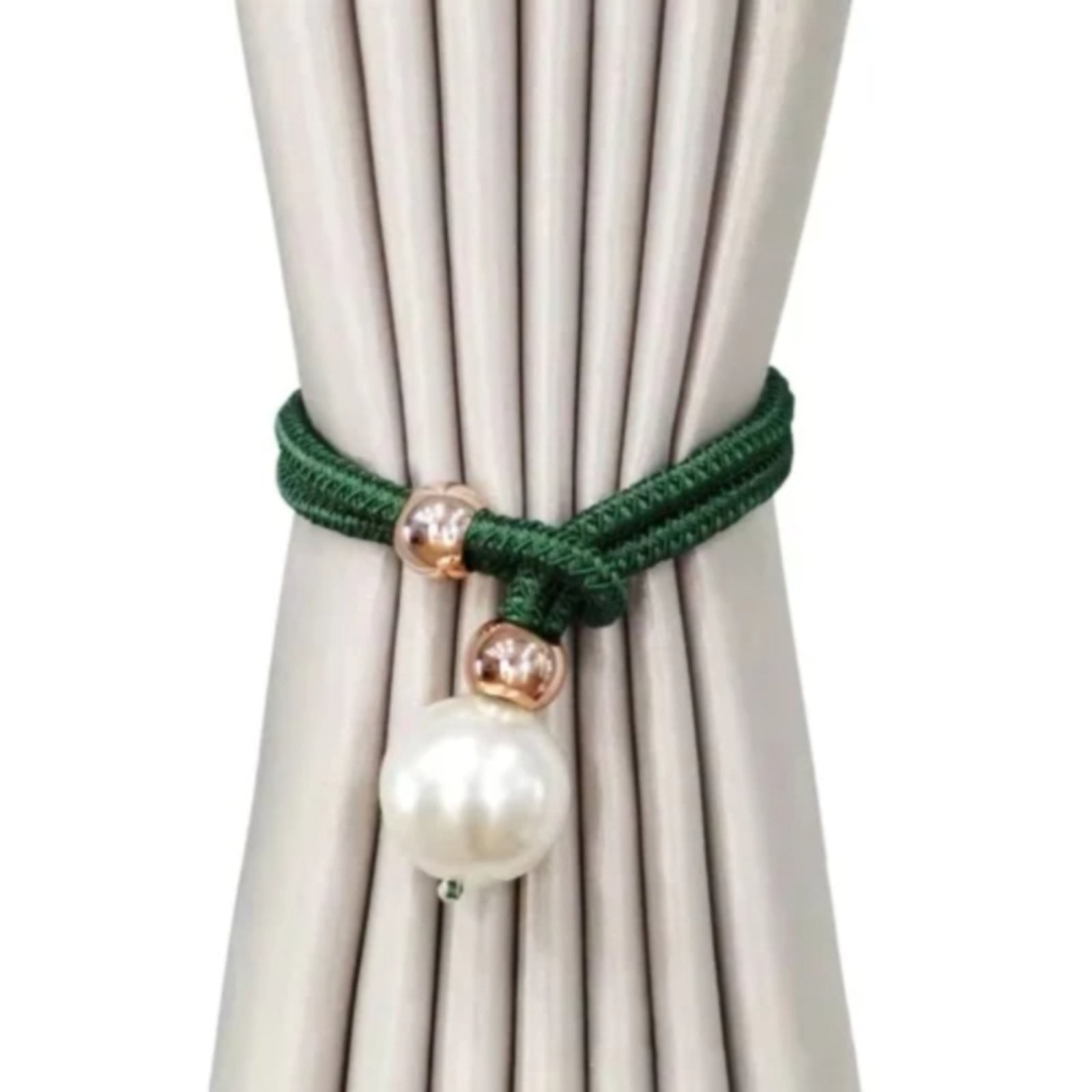 Adjustable Big Pearl Curtain Tiebacks