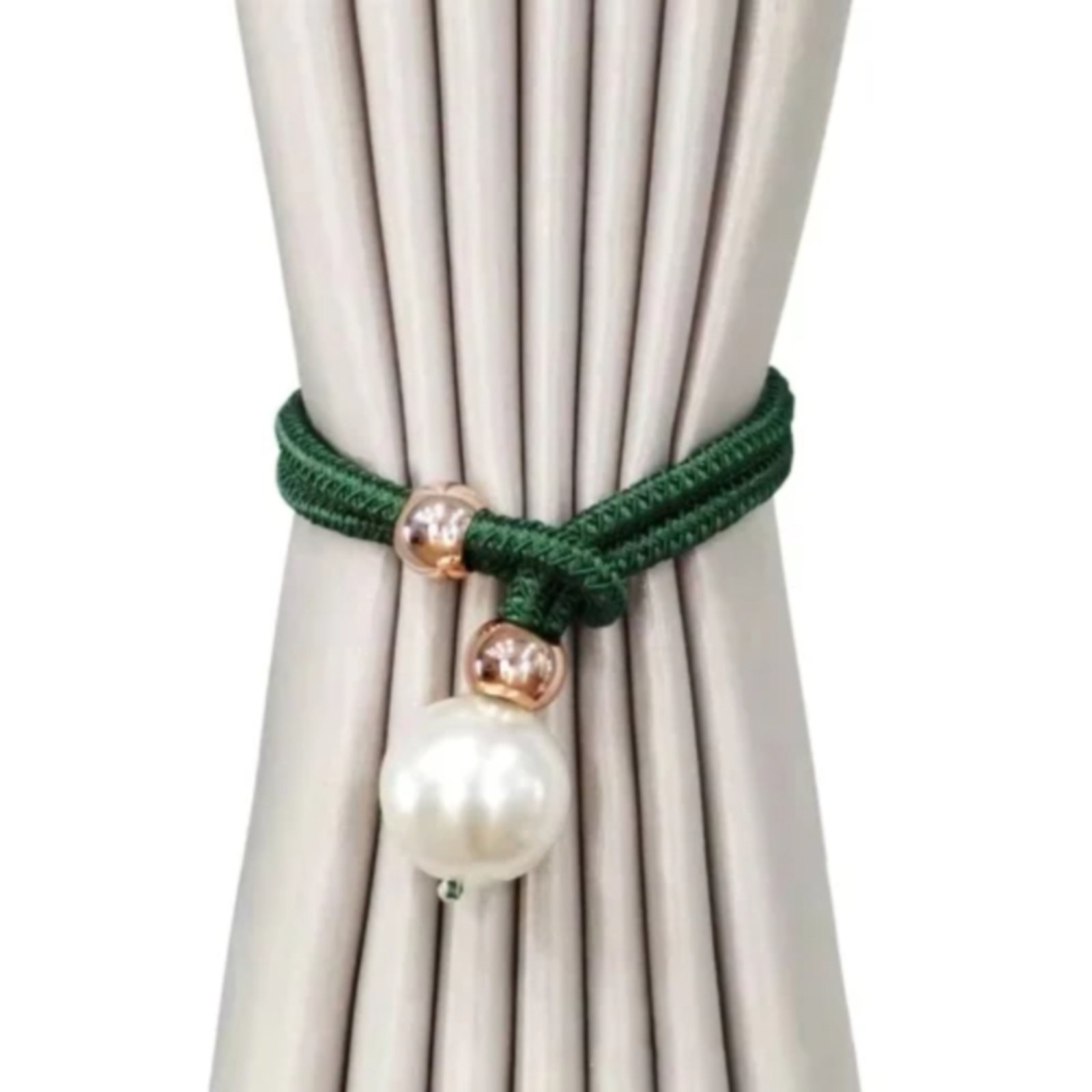 Adjustable Big Pearl Curtain Tiebacks