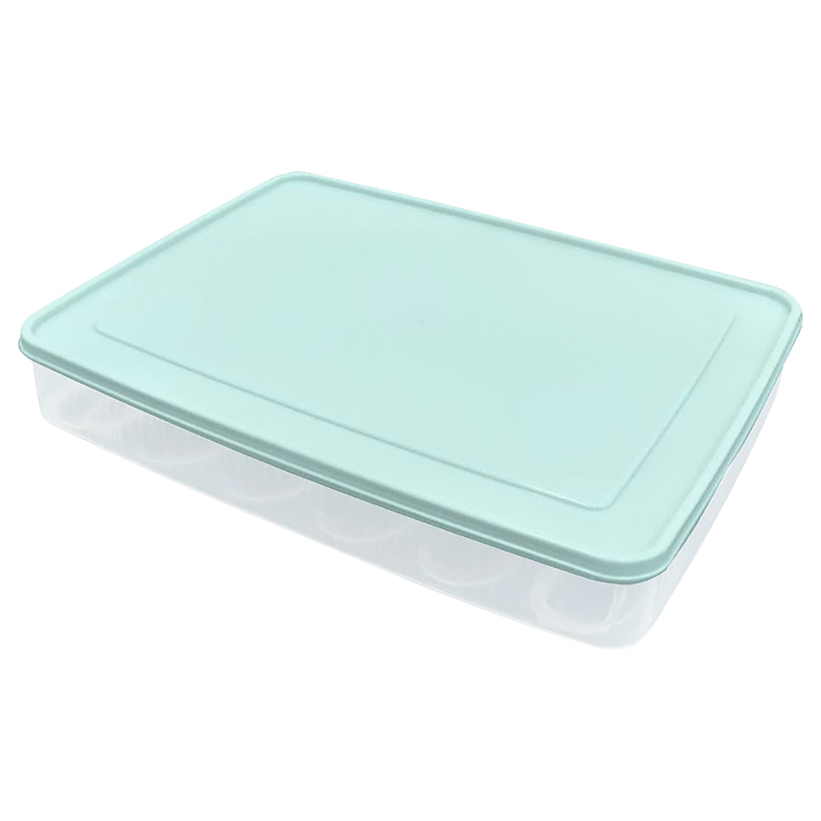 Deviled Egg Containers with Lid, Stackable Deviled Egg Box for 24 Eggs, Clear Egg Holder for Fridge with Lid, Portable Plastic Egg Tray for Party, Easter Eggs Tray, 1 Pcs, 11.81x9.06x2.24 11.81" x 9.06" x 2.24" Yellow