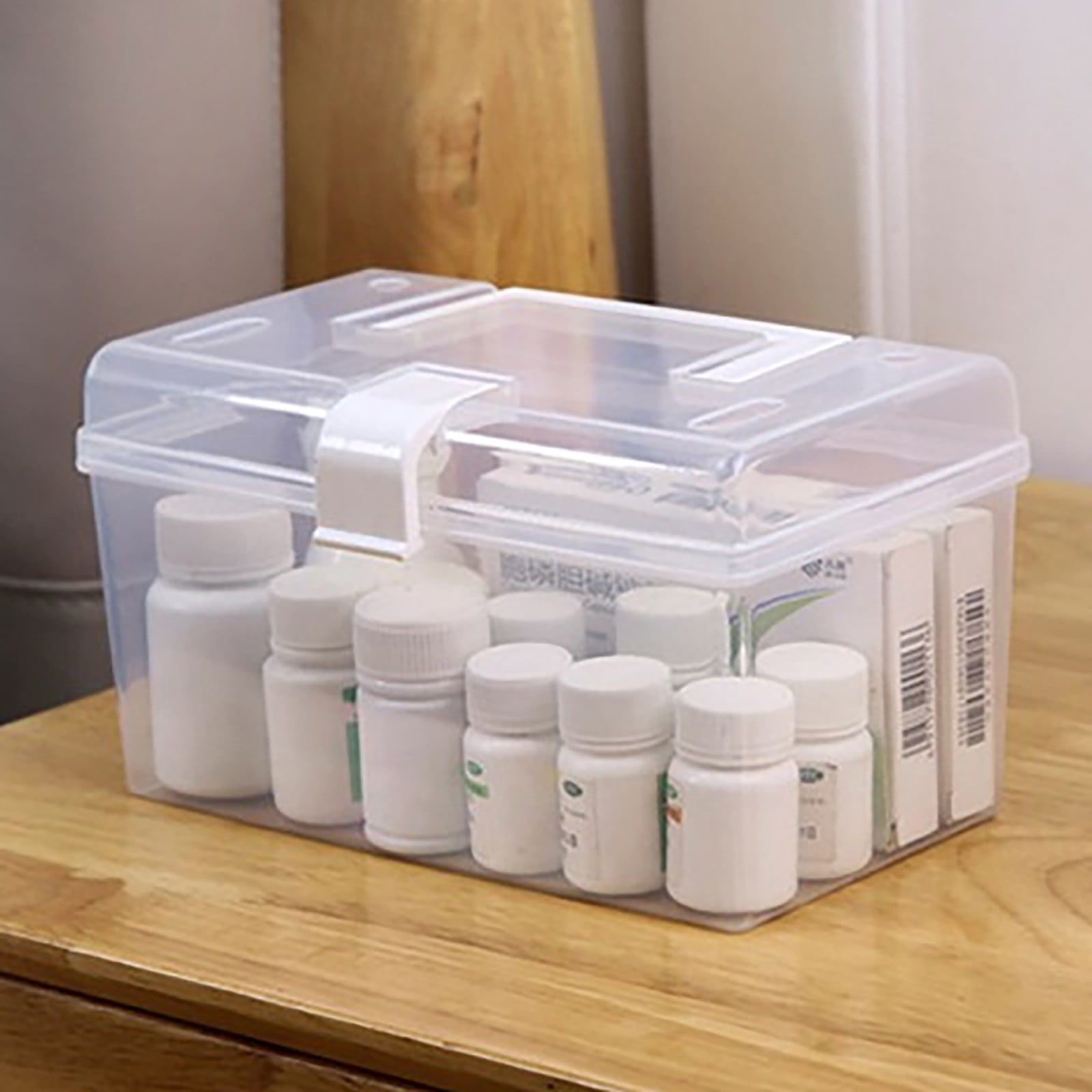 Plastic Storage Bins With Lid and Handle