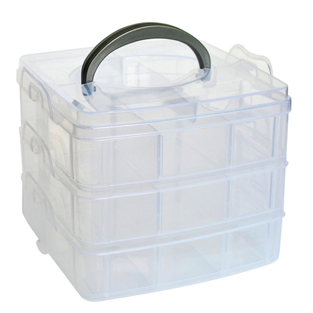 Plastic Storage Bins With Lid and Handle, Plastic Latch Storage Box, Stackable Storage Container, Small Plastic Storage Basket, Cute Organizer Box for Home, Office, 1 Pcs, 7.68x4.13x4.33 5.9" x 5.9" x 4.0" Orange