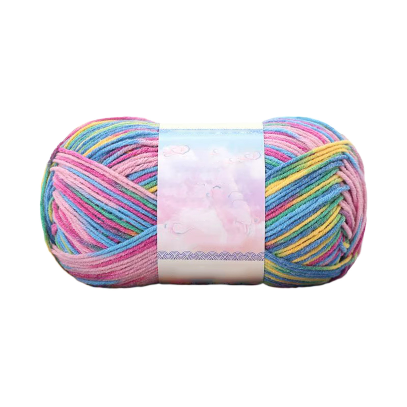 Milk Cotton Tie-Dye Yarn for Knitting and Crochet Milk Cotton Tie-Dye Yarn for Knitting and Crochet