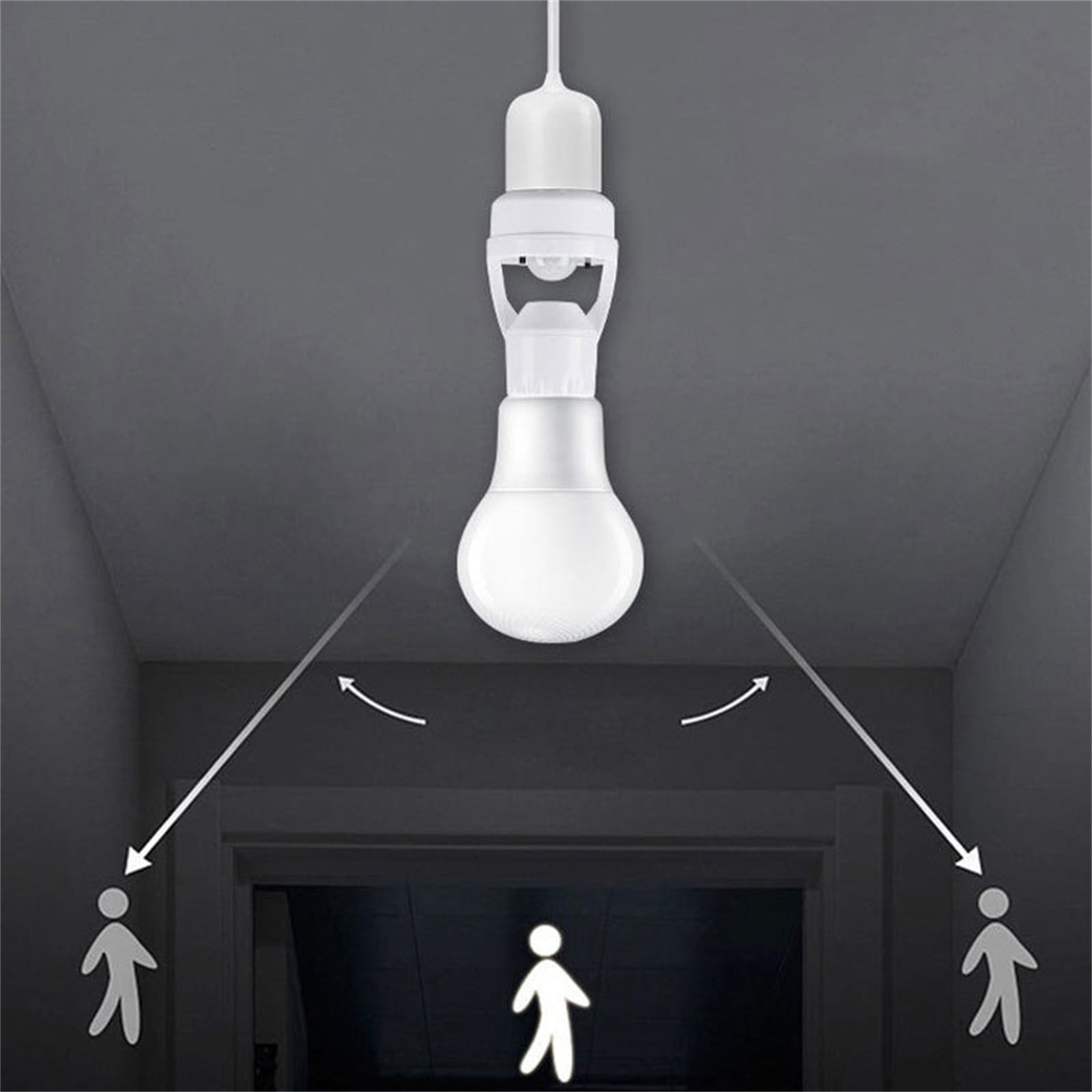 E27 Screw Motion Sensor Light Socket with Infrared Detection