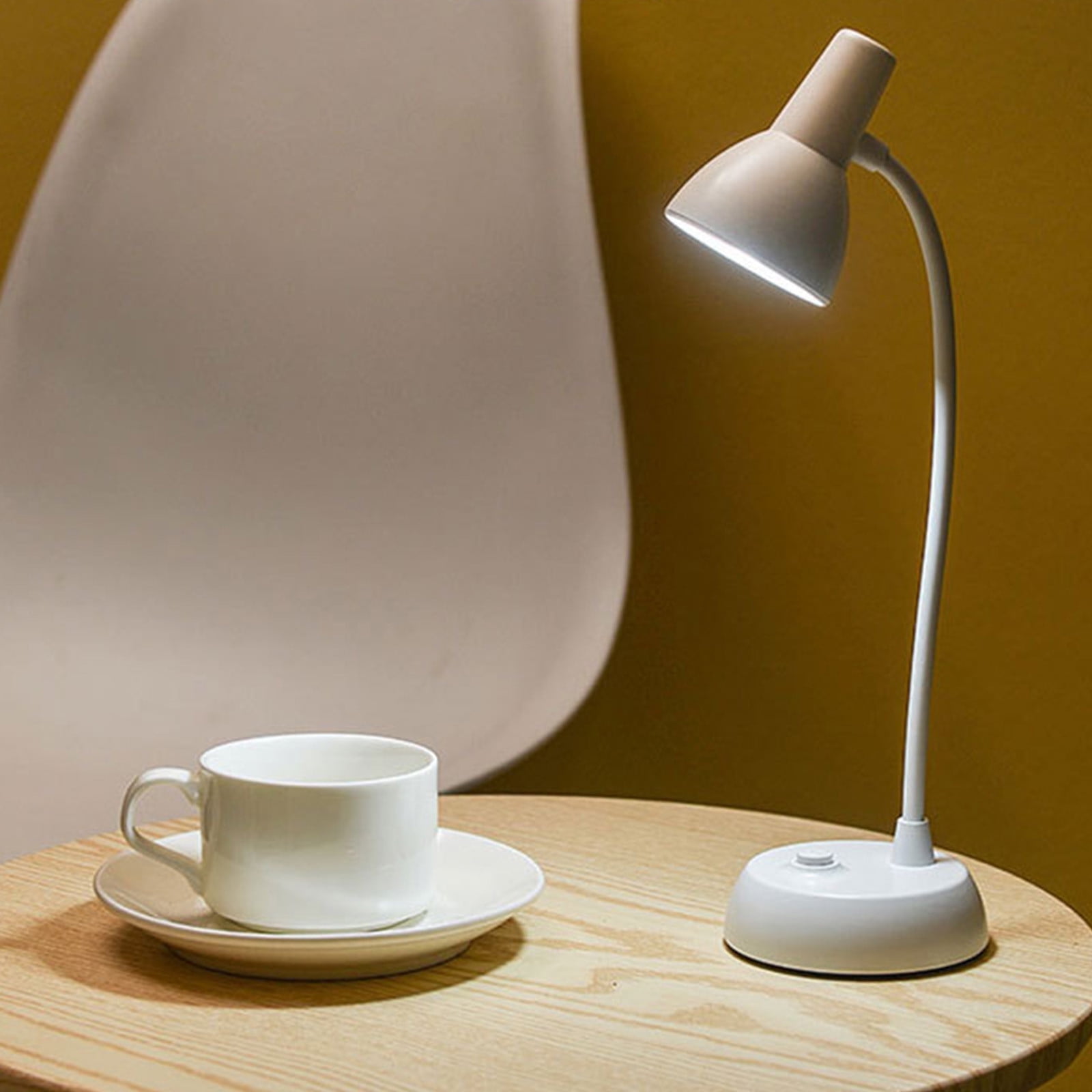 CCMAOLU Cute Pink Desk Lamp with USB Charging Port