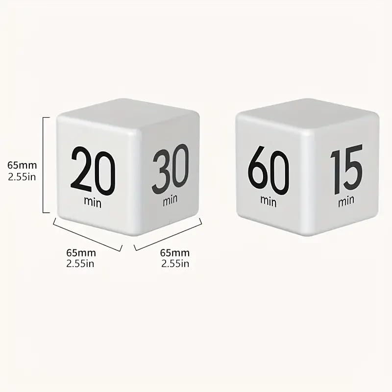 Flip Cube kitchen timer/countdown reminder with a gravity sensor