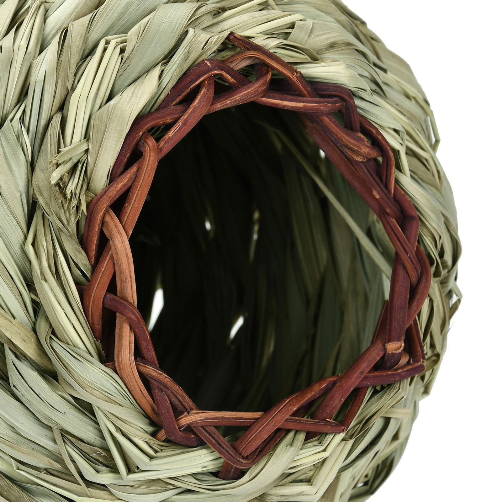 Birdhouse - Bird nest - Hand-woven - Birdhouse decoration - Garden decoration - Living room decoration - Bedroom decoration - Christmas decoration - Outdoor decoration - Courtyard decoration - Spherical - 1 piece