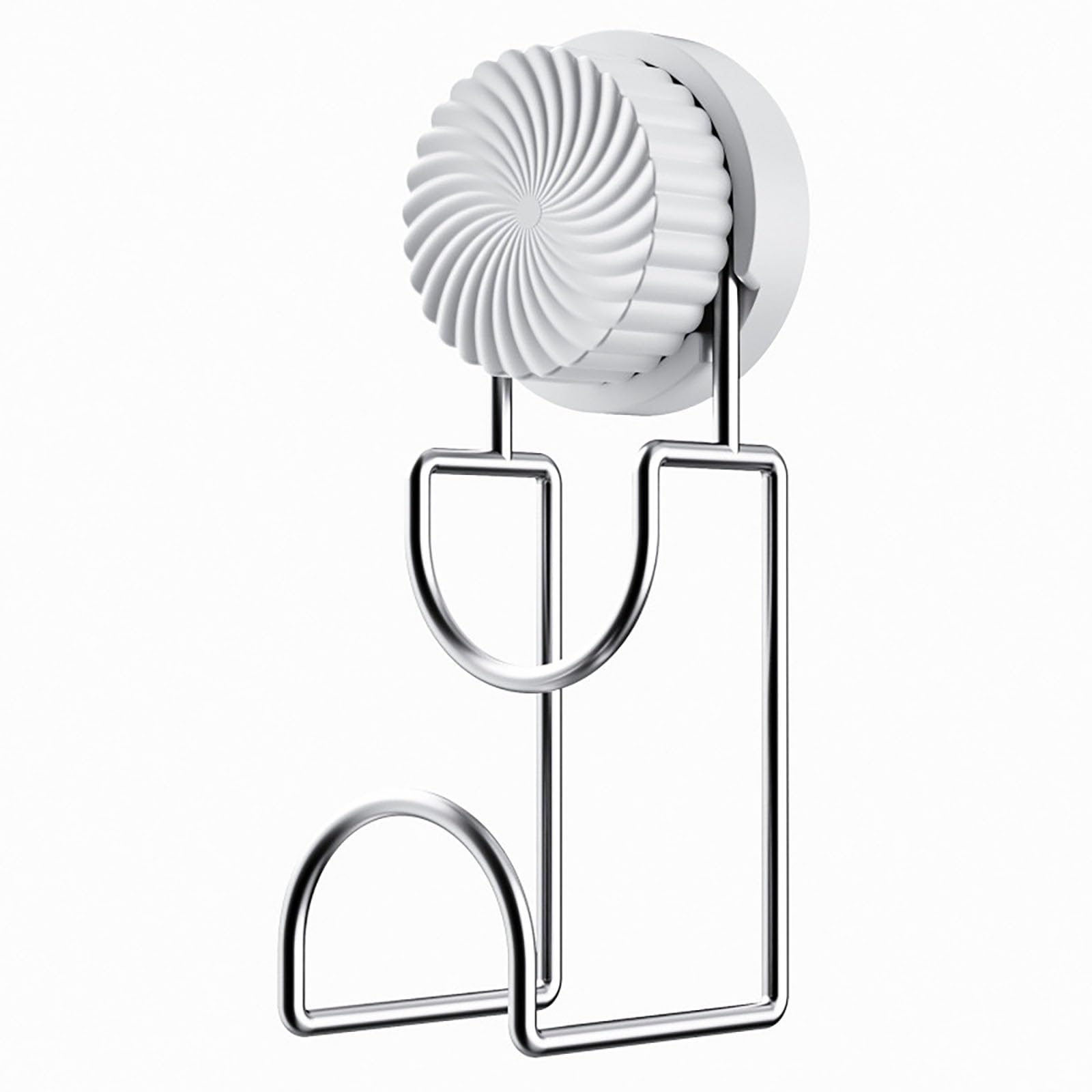 Bathroom Hooks - Towel Hook - Bathroom Accessories - Suction Cup Hooks - Sponge Holder - Kitchen Accessories - Hanging Hooks - Bathroom Organizer - Wall Hook - No Drilling - White - 1 Piece