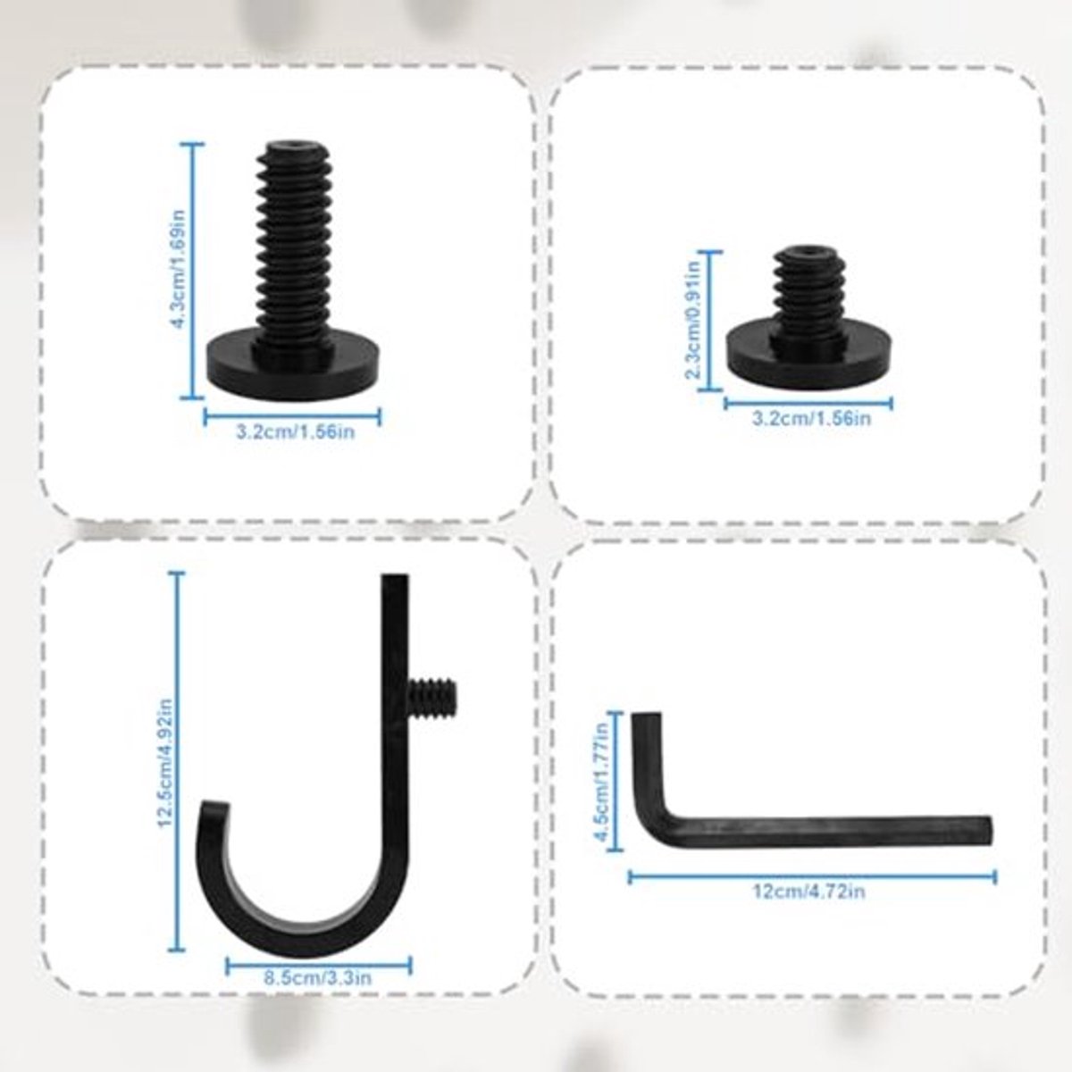 Set of 16 Storage Hooks for Suncast