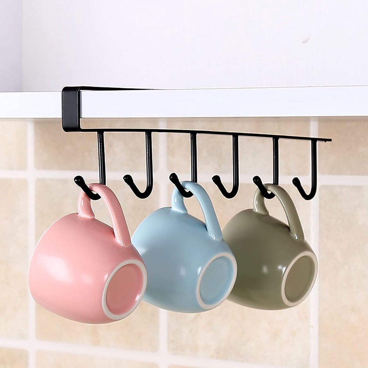 Storage rack - hooks - multifunctional hooks - nail-free hooks - storage accessories - suitable for cabinets