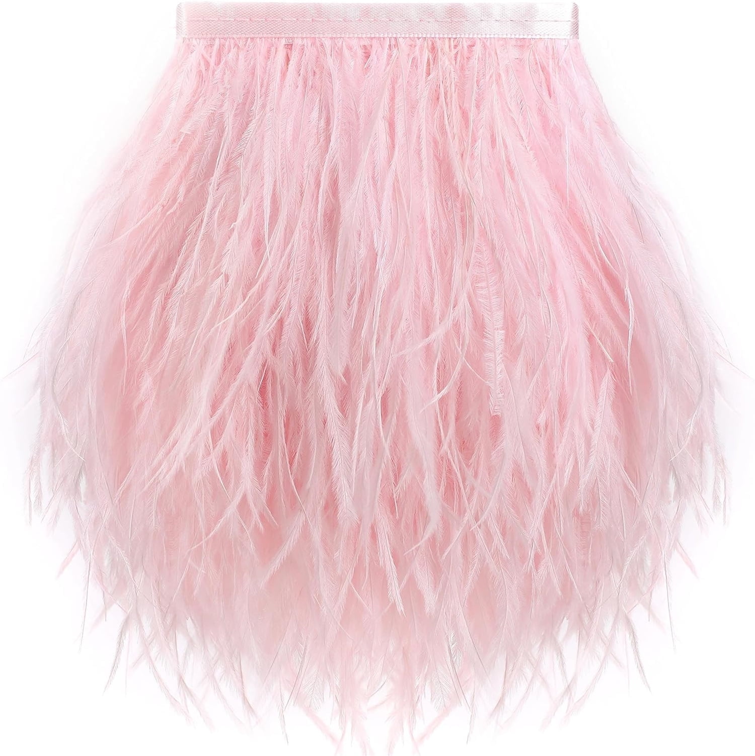 Black Ostrich Feathers Trim Black Ostrich Feathers Trim