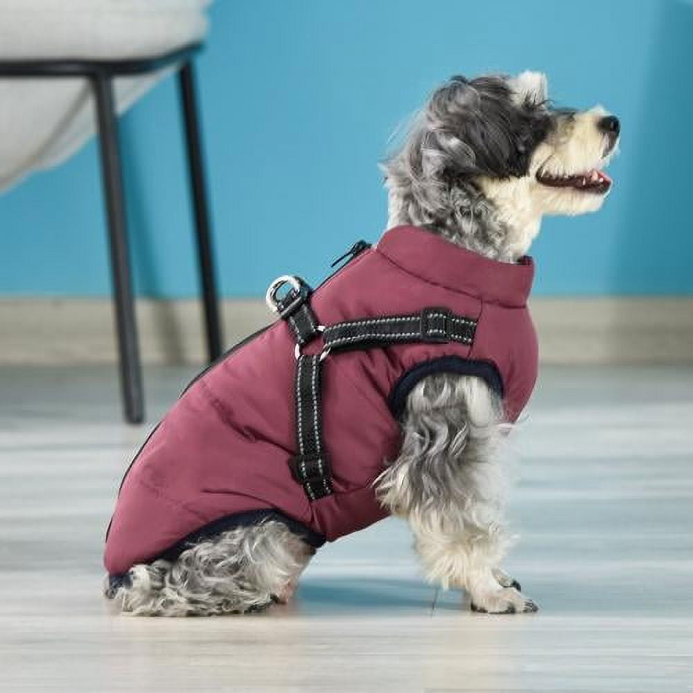 Warm Dog Jacket, Snowproof Windproof Waterproof Dog Winter Coat for Cold Weather - Soft Fleece Lining and Warm Thick Padded Dog Snow Coat for Puppy Small Medium Large Dogs 3XL green, navy blue, red, purple, black