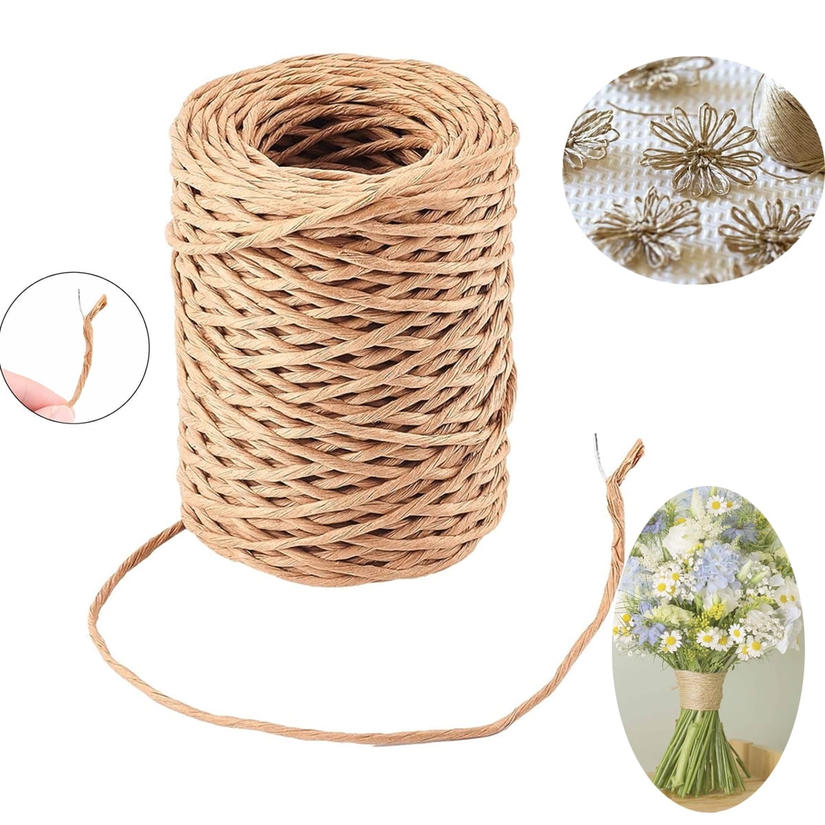 1 Rolls Floral Bind Wire Wrap Twine 1 Rolls Floral Bind Wire Wrap Twine