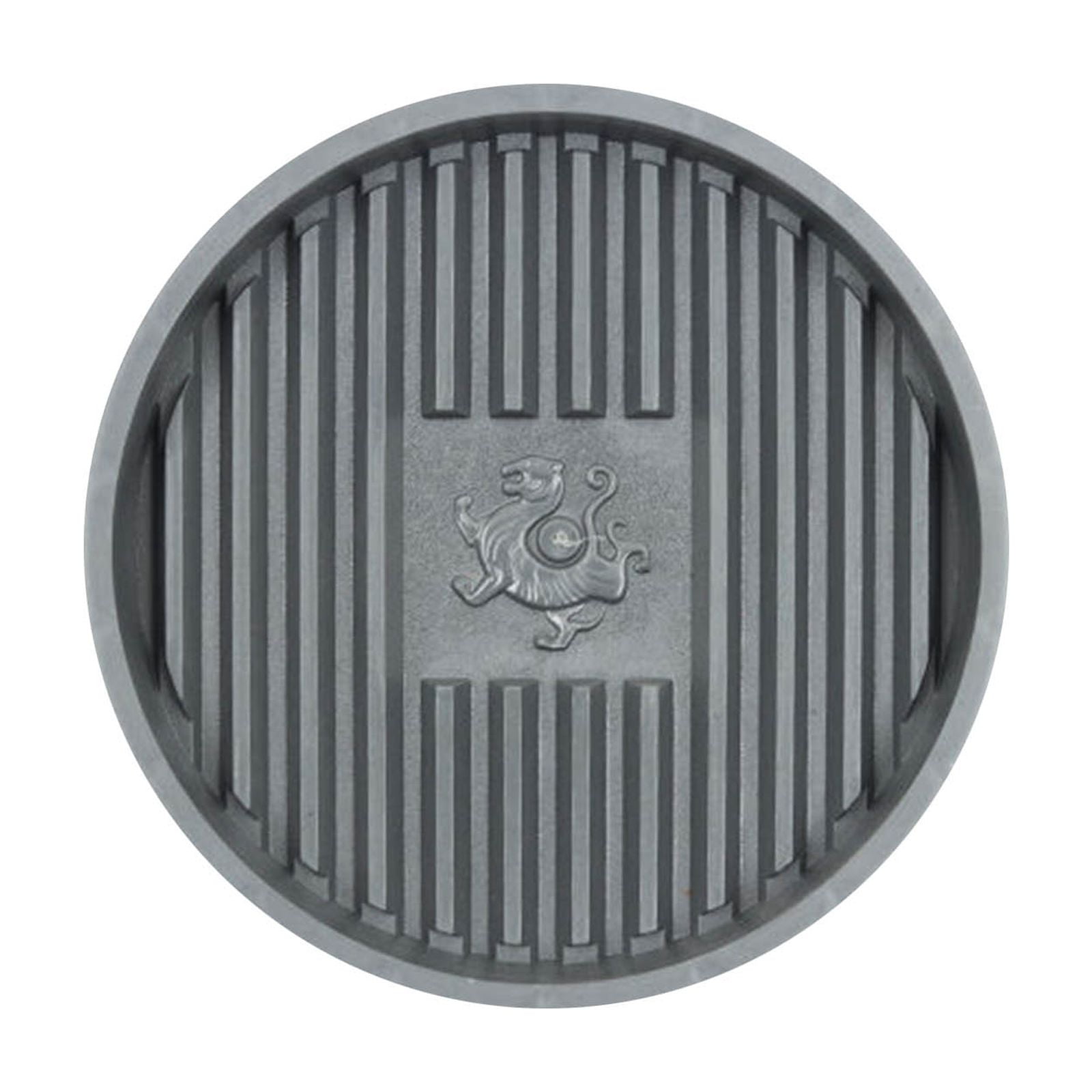 10 Inch Plant Saucer Tray,Decorative Flower Pot Drip Tray, Non-Slip Water Catch Basin for Indoor/Outdoor Potted Plants - Leak Proof Plant Mat for Furniture Protection Gray