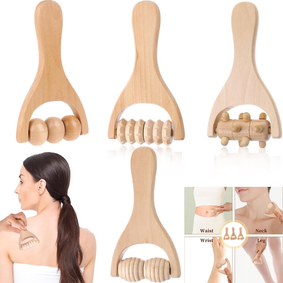 Wooden Massage Roller Wooden Massage Roller