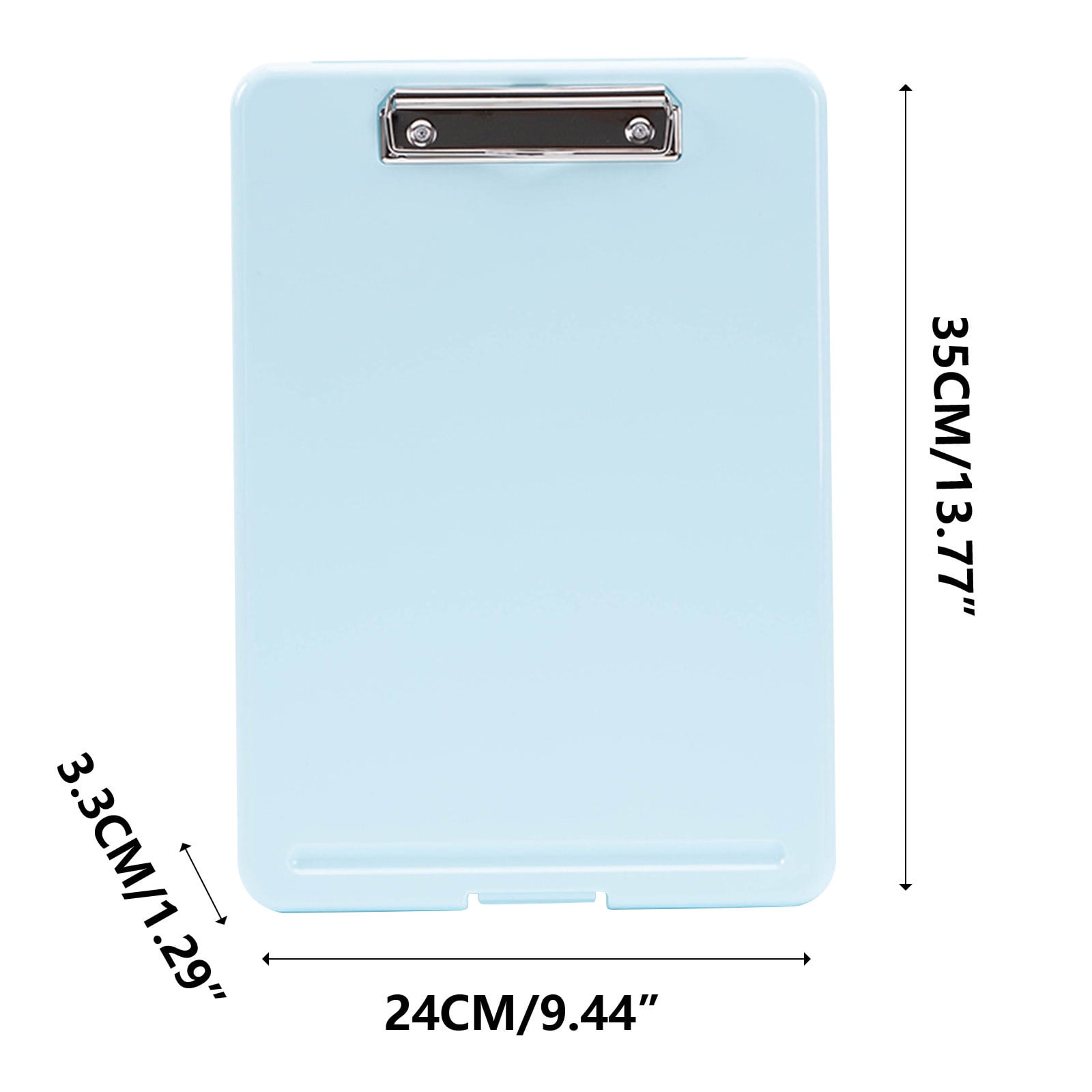 Clipboard with Storage File Box