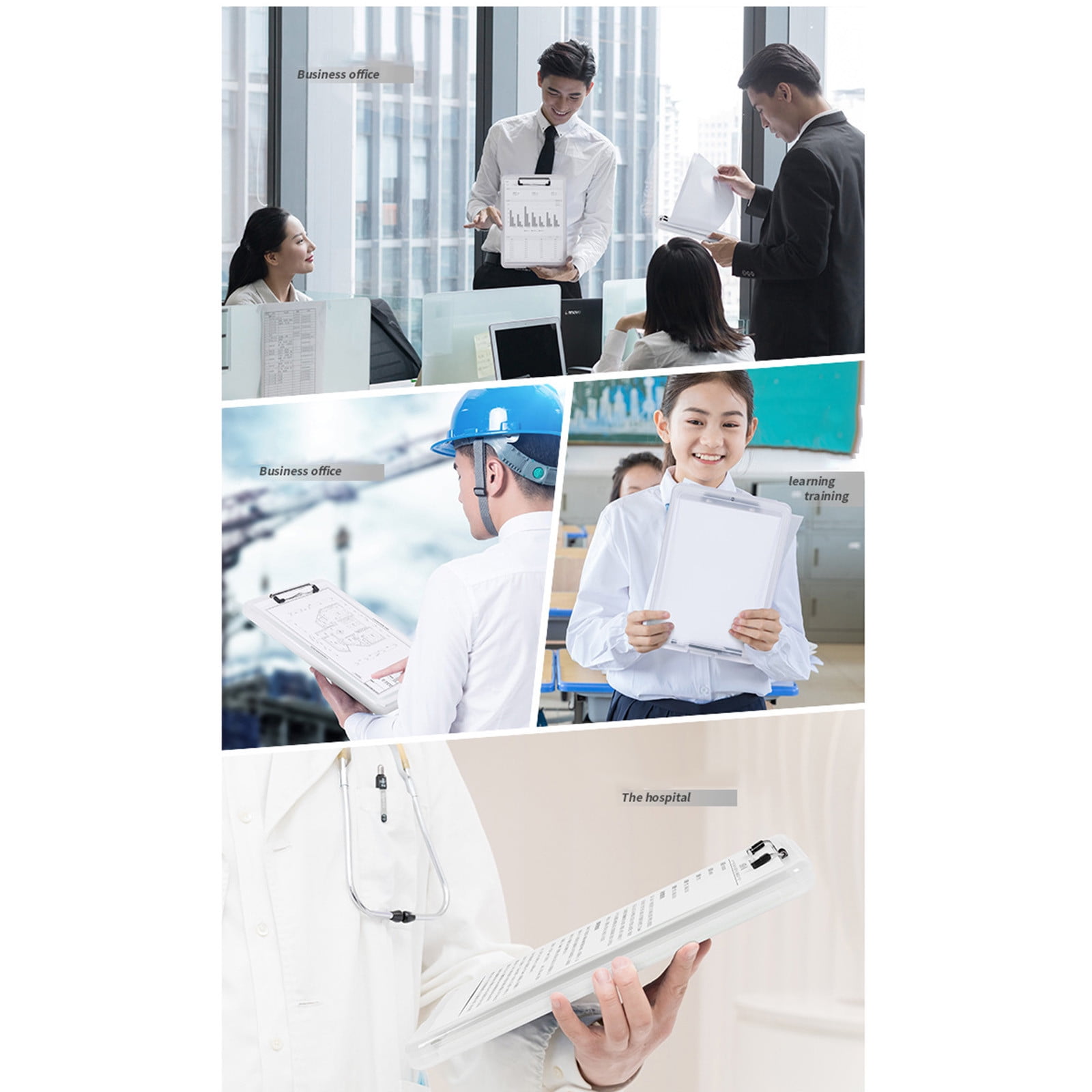 Clipboard with Storage File Box