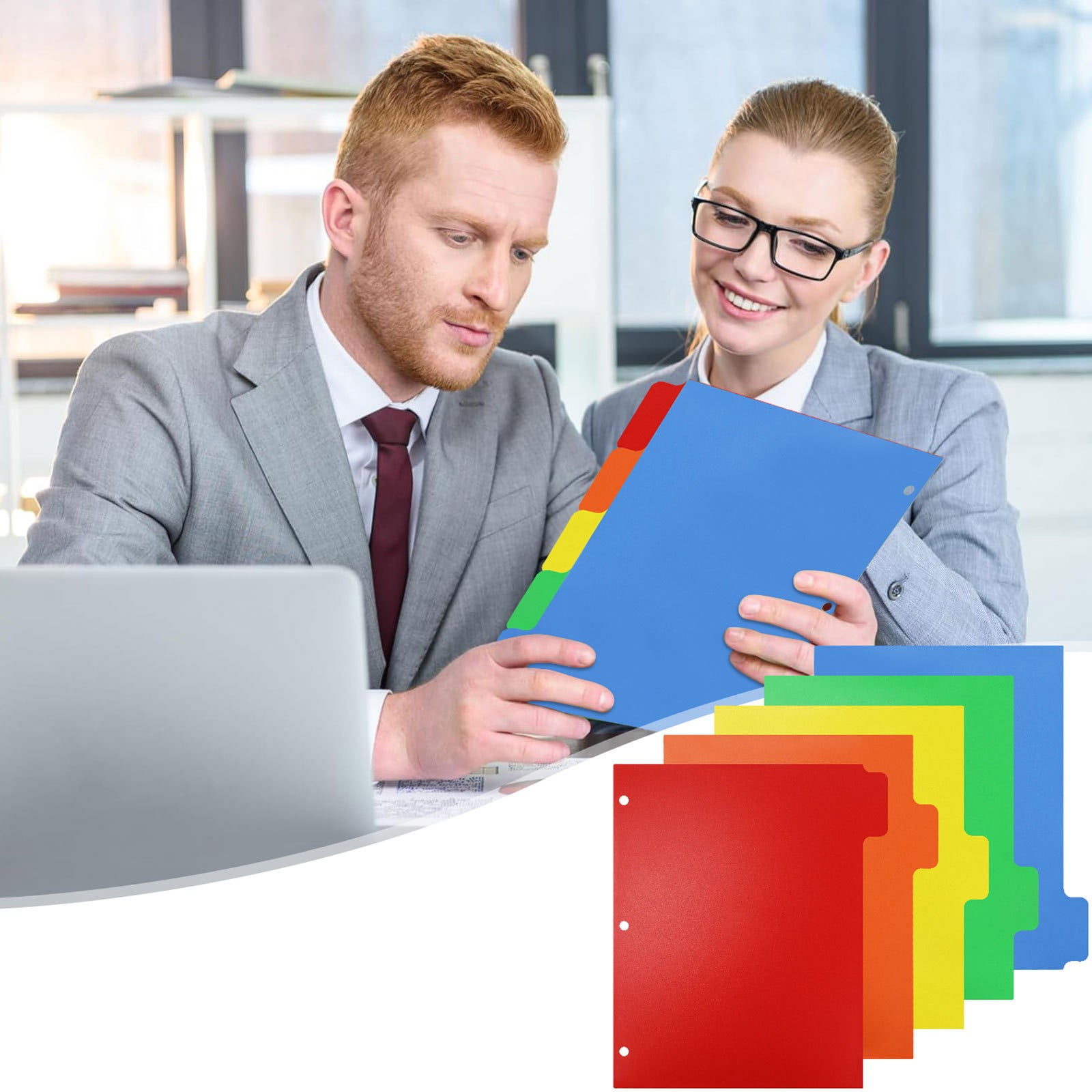 Durable Multicolor 3-Ring Binder