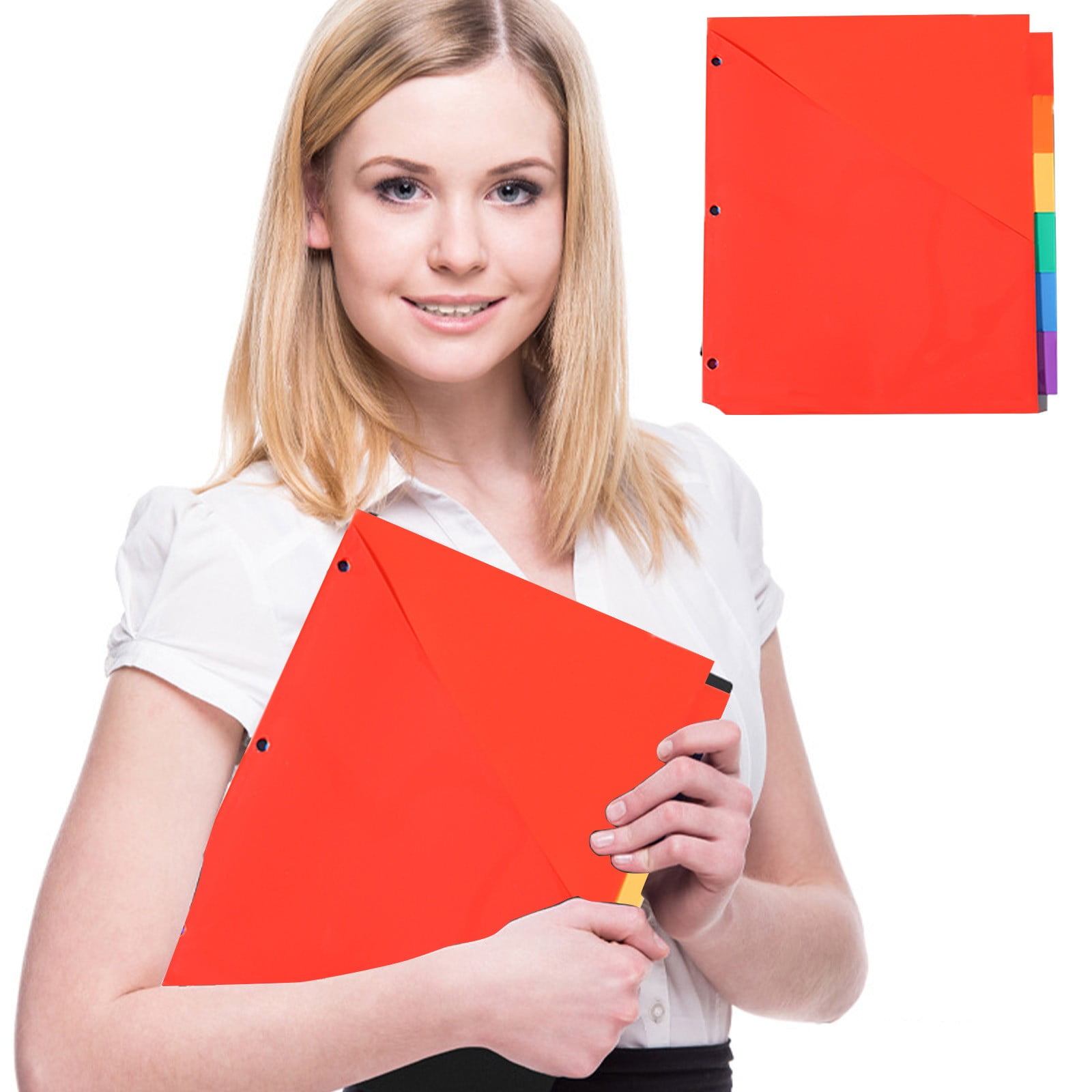 Durable Multicolor 3-Ring Binder