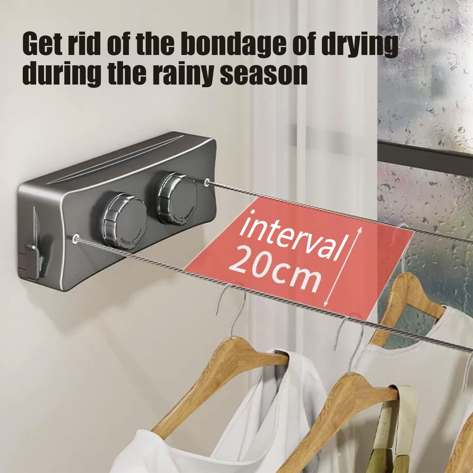 Retractable Clothesline Indoor