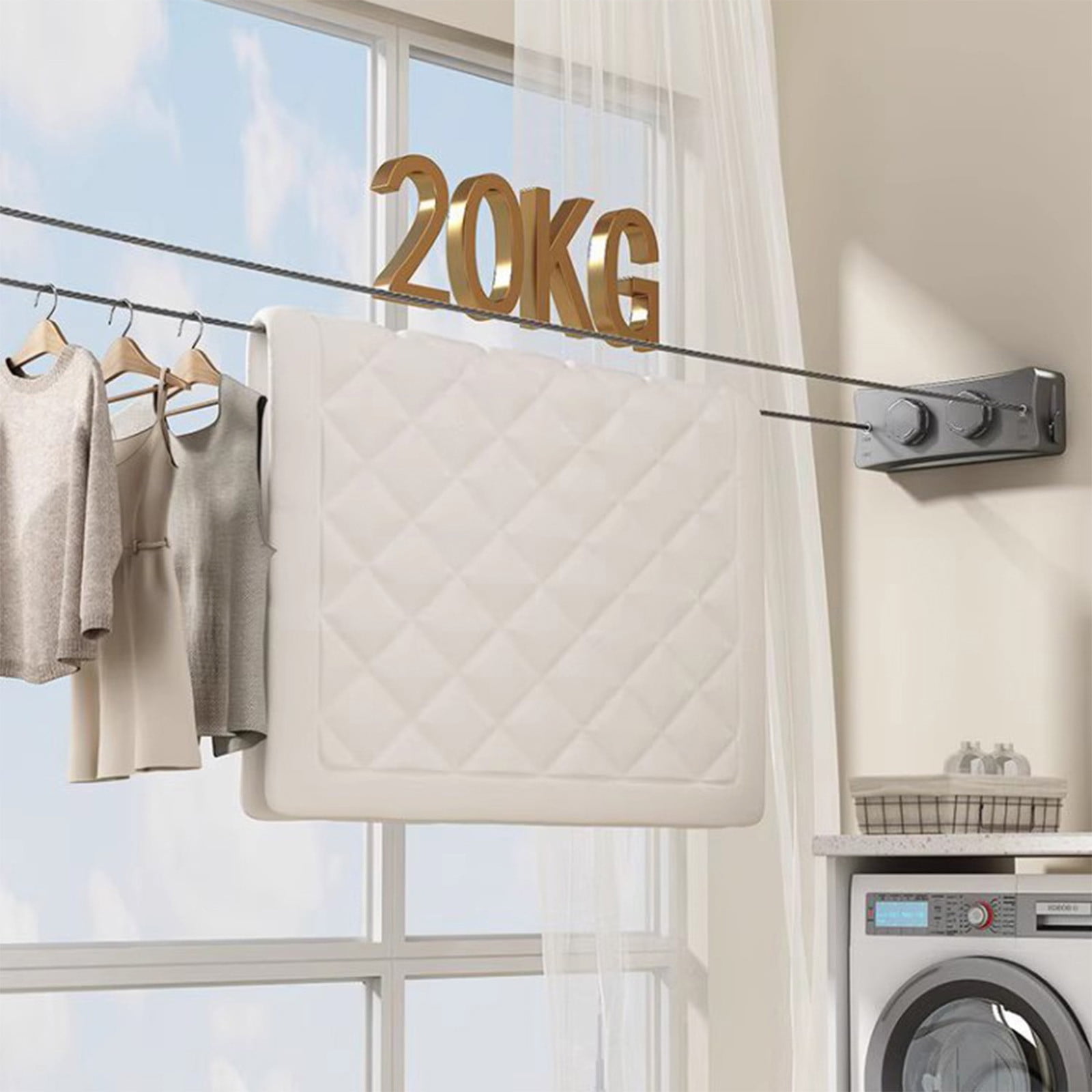 Retractable Clothesline Indoor