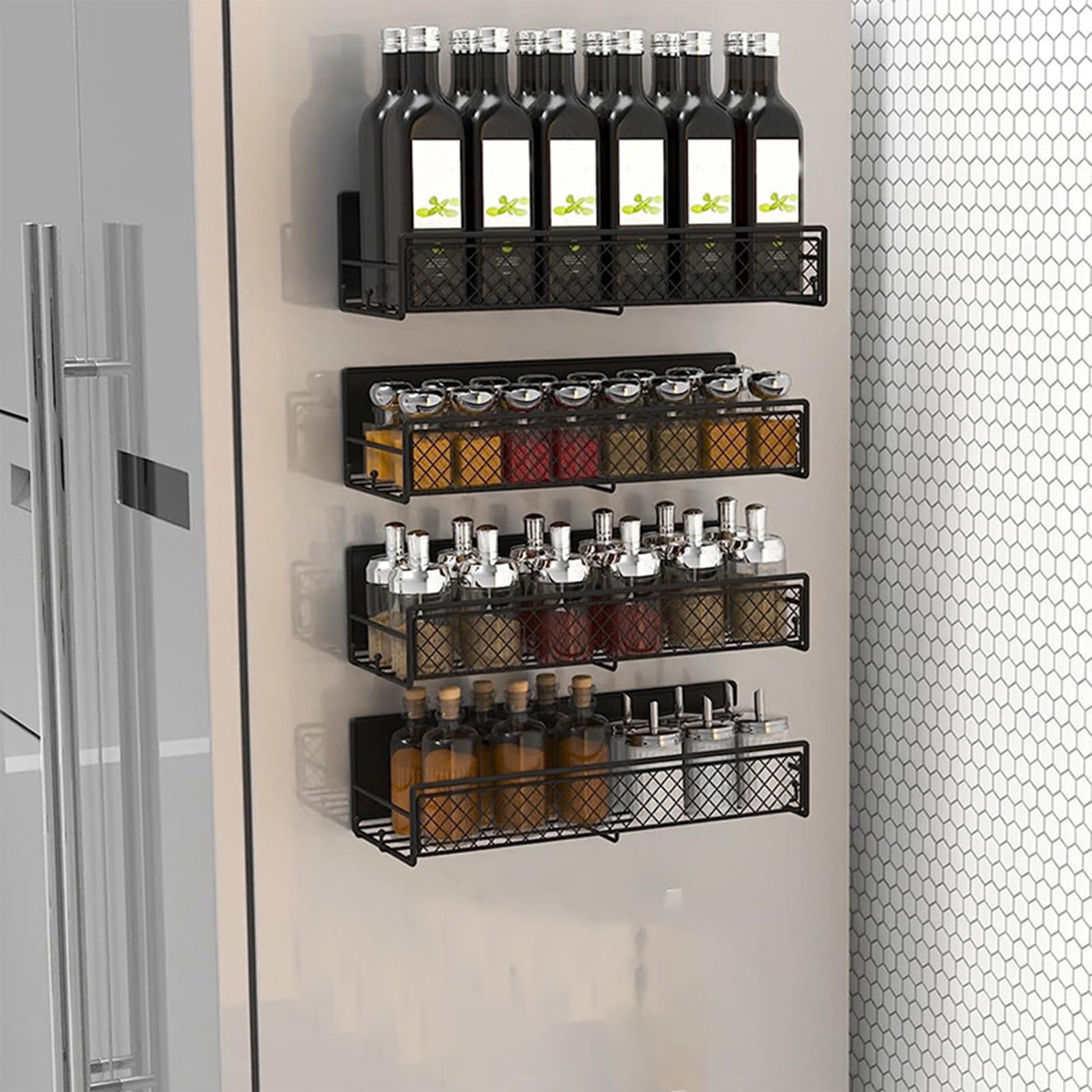Magnetic Spice Rack for Refrigerator Magnetic Spice Rack for Refrigerator