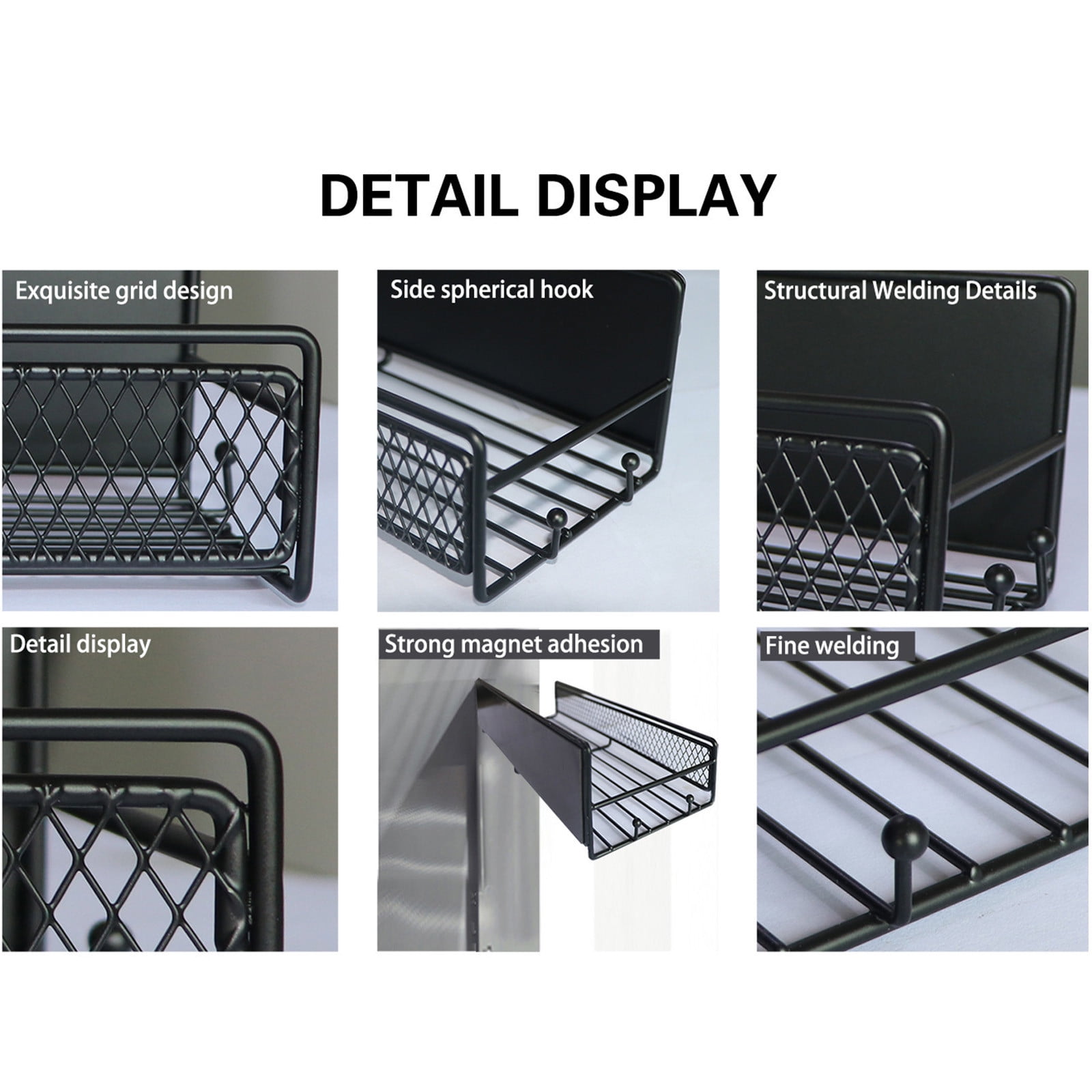 Magnetic Spice Rack for Refrigerator