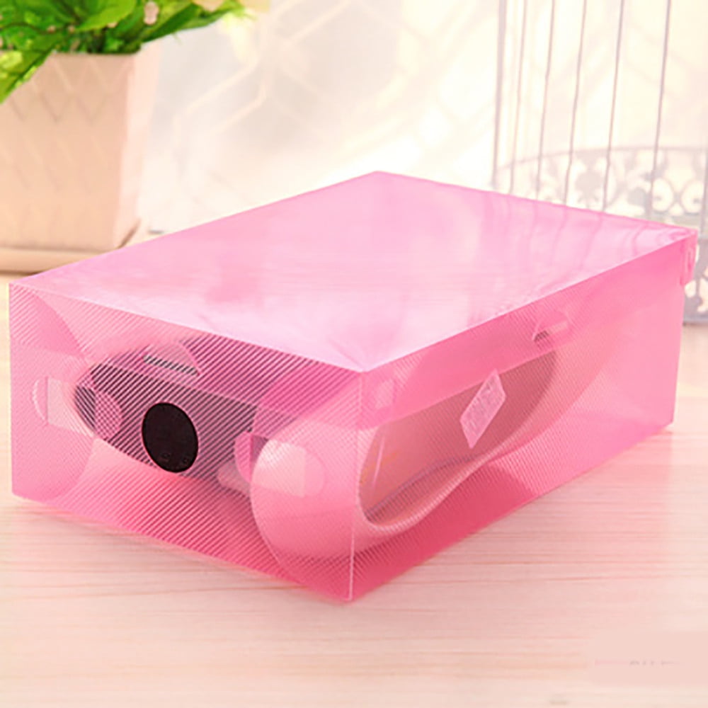 5PCS Shoe Storage Box with Flip Lid