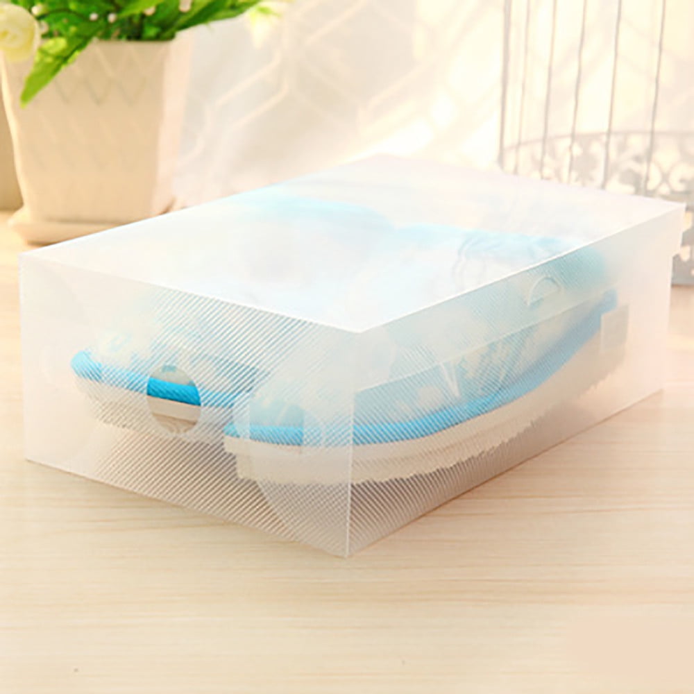 5PCS Shoe Storage Box with Flip Lid