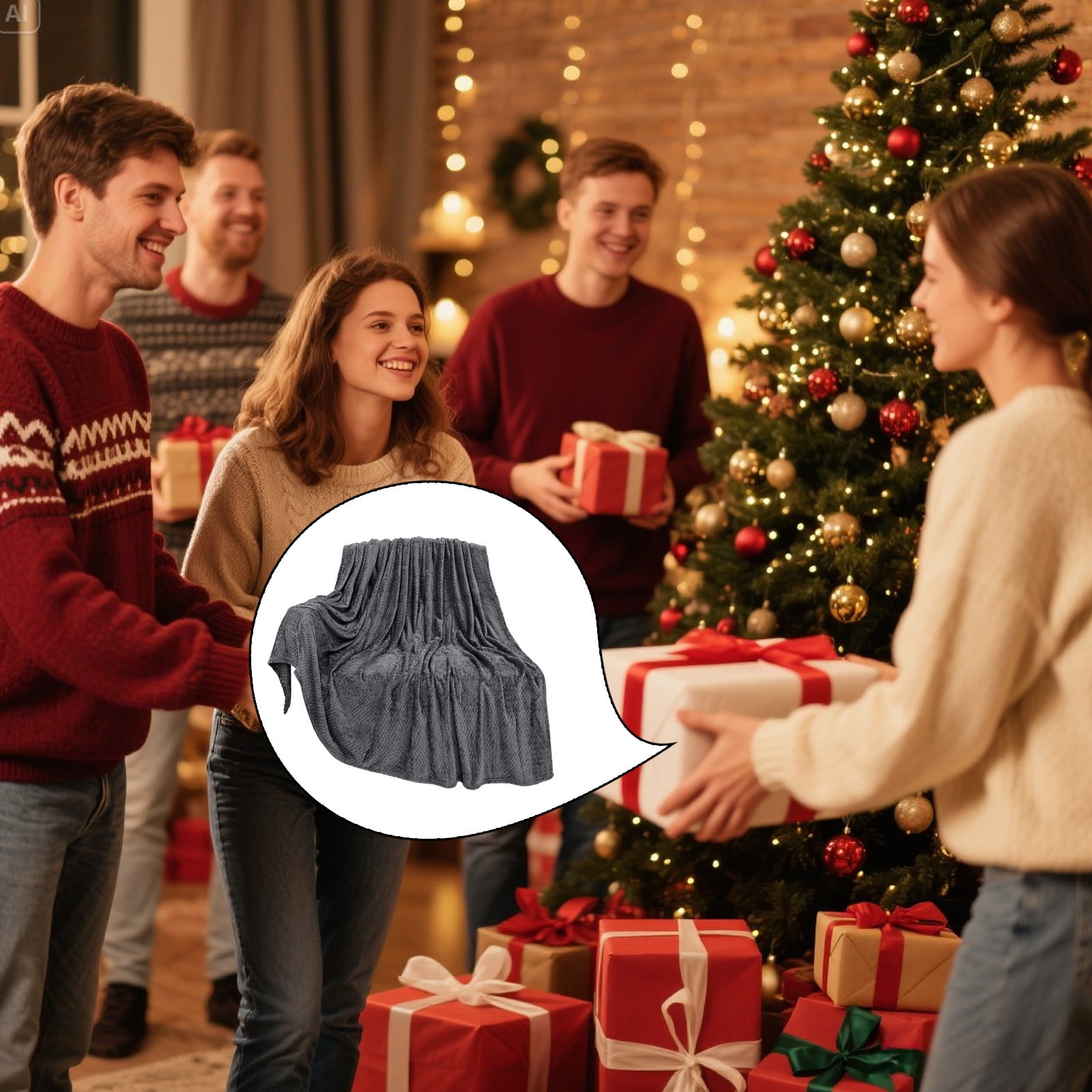 Christmas Solid Color Blanket