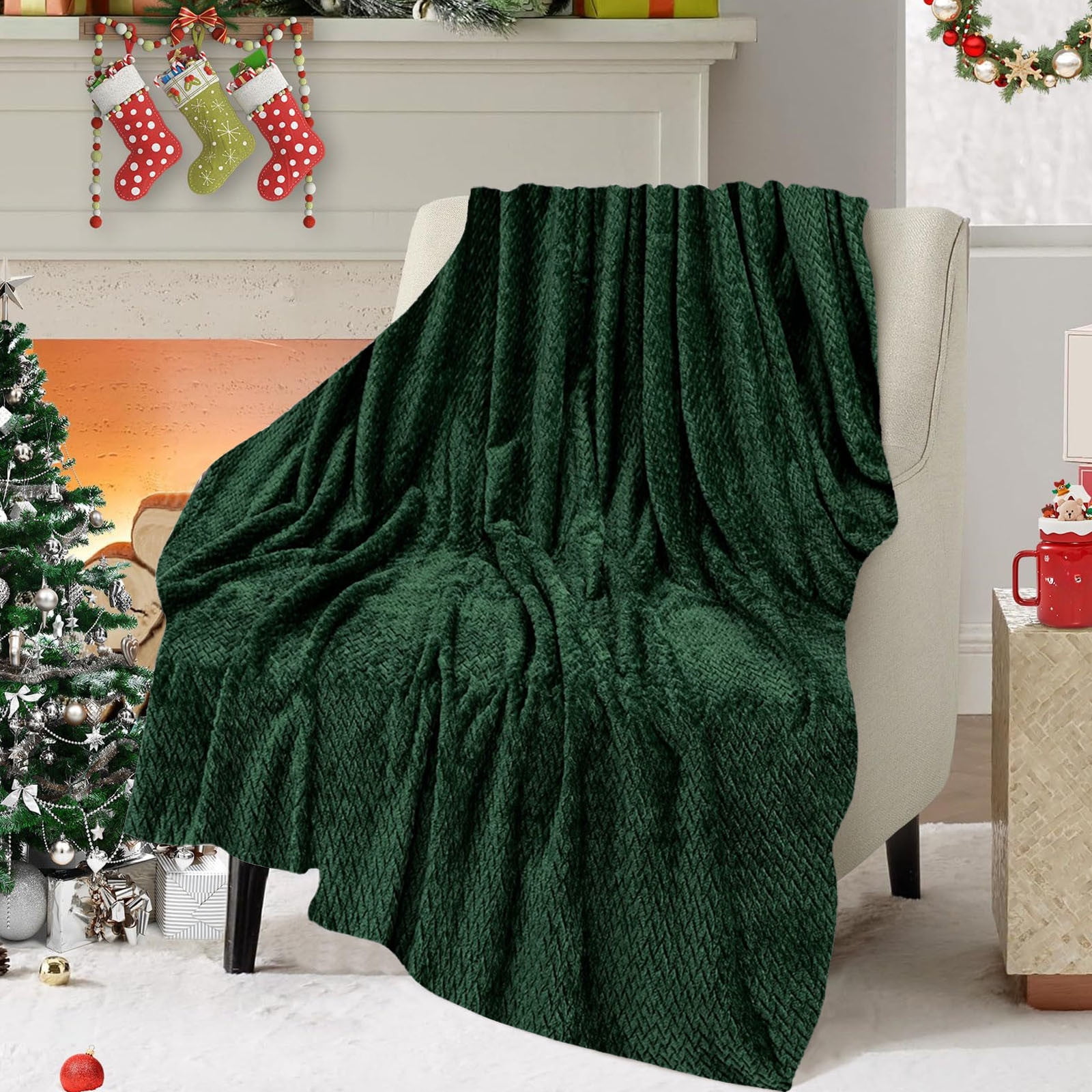 Christmas Solid Color Blanket Christmas Solid Color Blanket