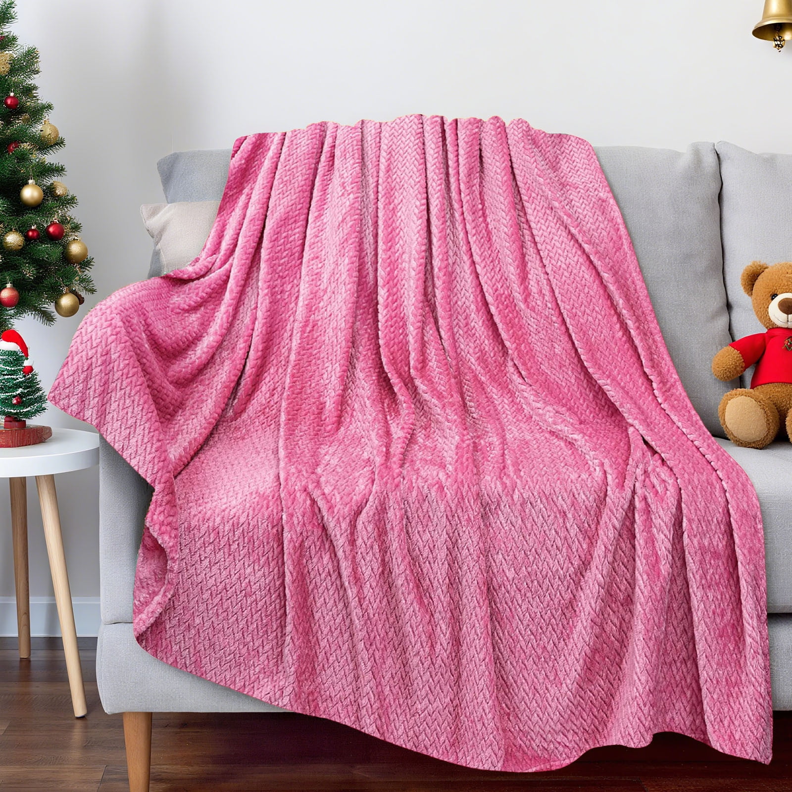 Christmas Solid Color Blanket Christmas Solid Color Blanket