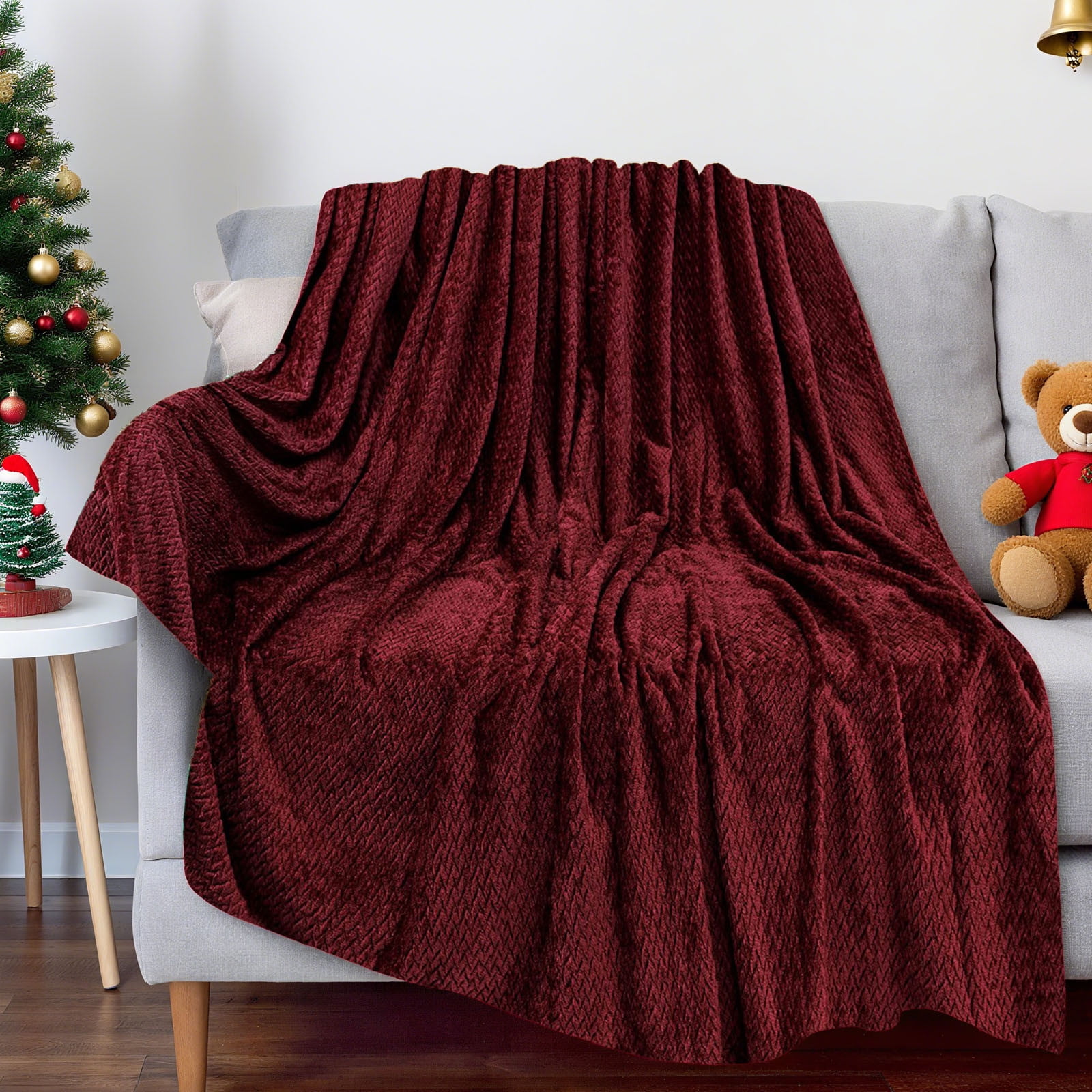 Christmas Solid Color Blanket Christmas Solid Color Blanket
