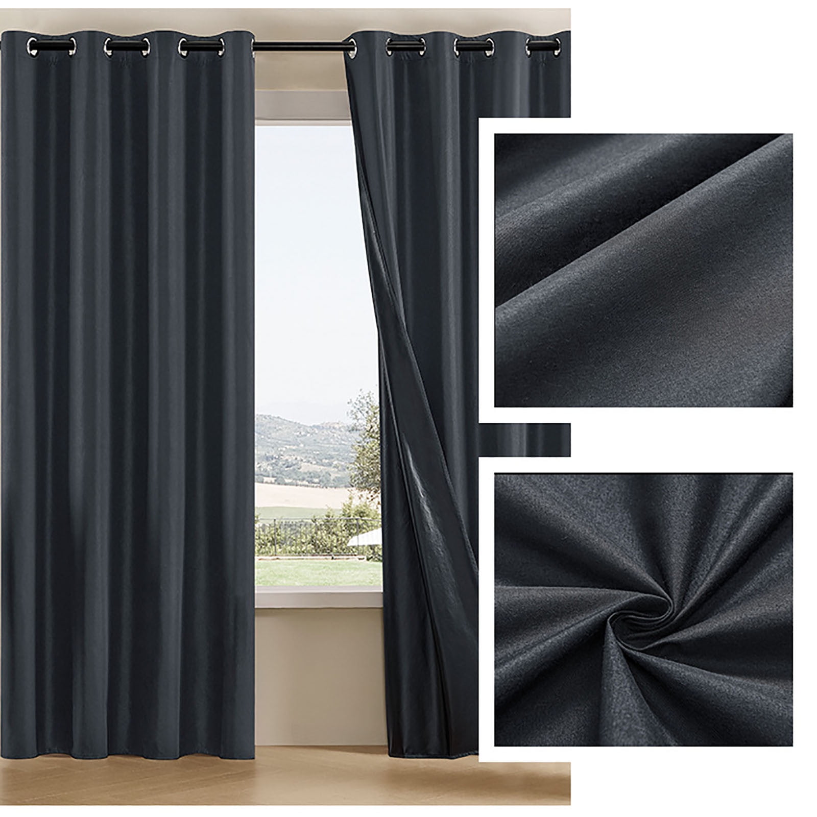 RV Camper Door Window Curtains