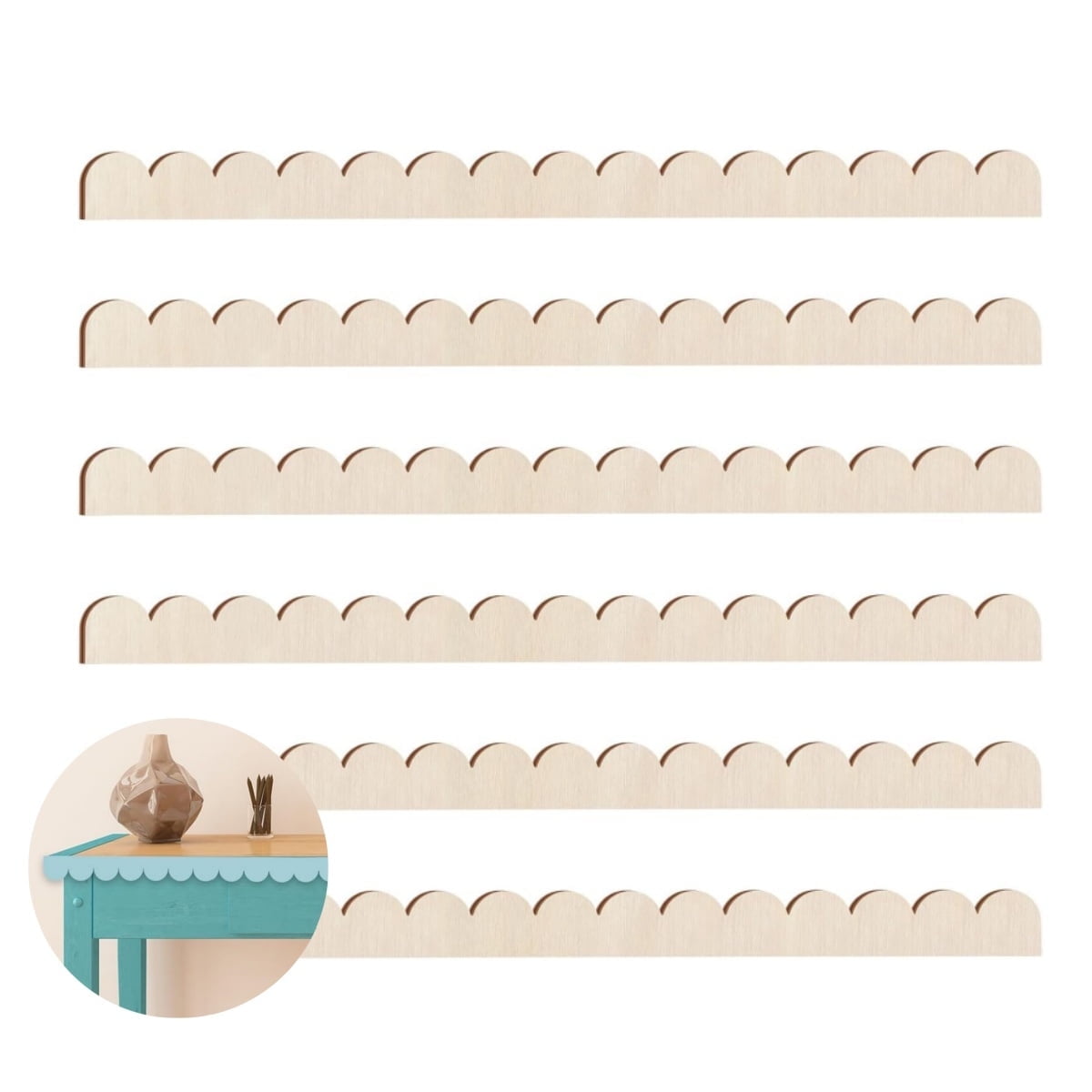 Scalloped Decorative Wood Trim Scalloped Decorative Wood Trim
