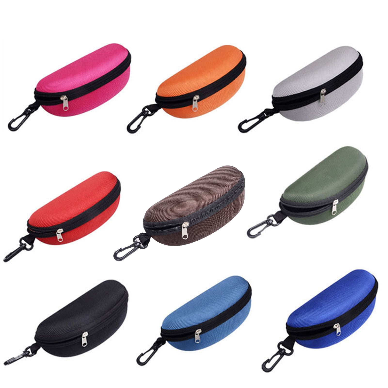 opvise Sunglasses Case Solid Large Space Waterproof Protective Glasses Case Travel Box for Adult Black