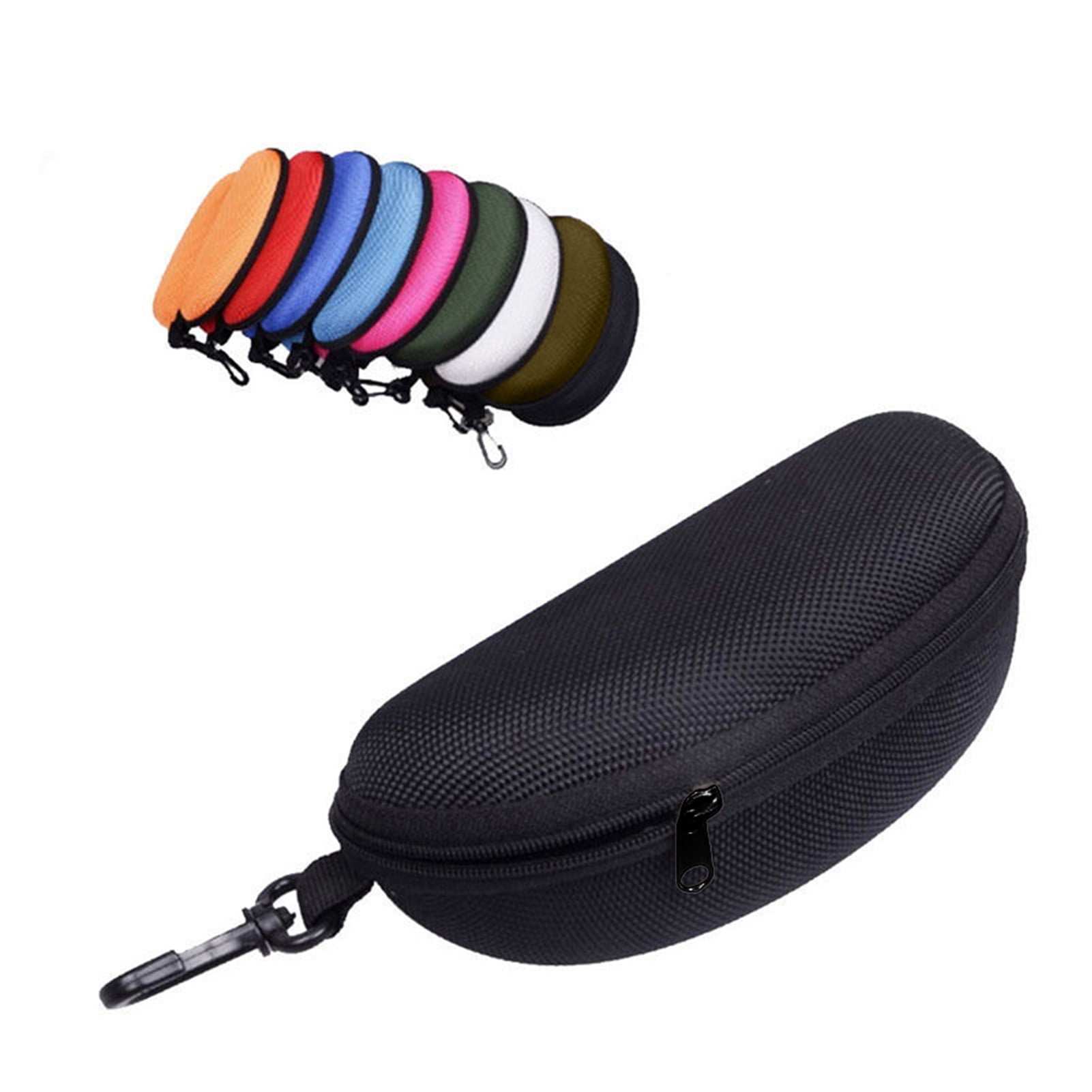 opvise Sunglasses Case Solid Large Space Waterproof Protective Glasses Case Travel Box for Adult Orange
